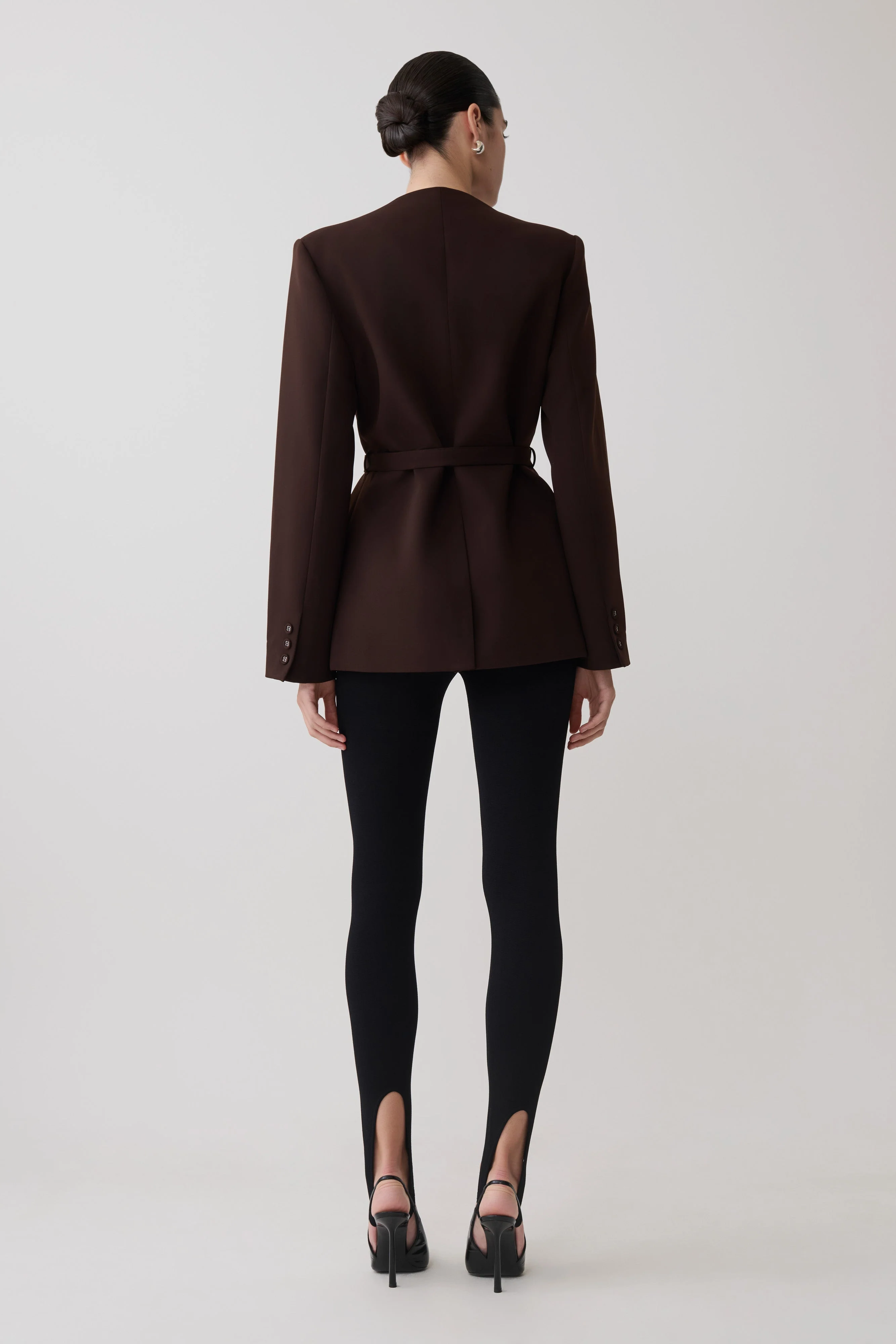 Valerie Stirrup Leggings - Black