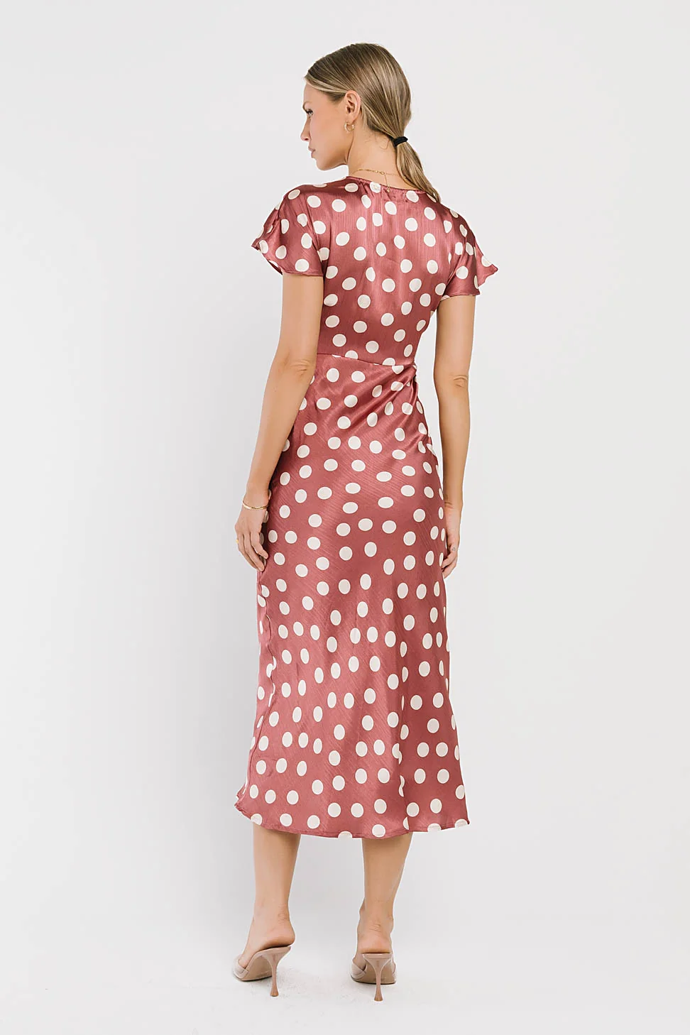 Nora Polka Dot Maxi Dress