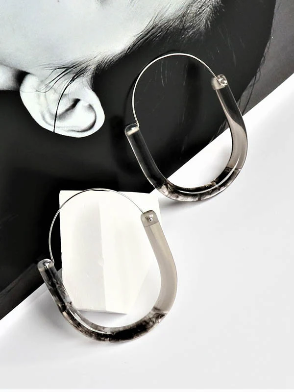 Geometric Drop Earrings