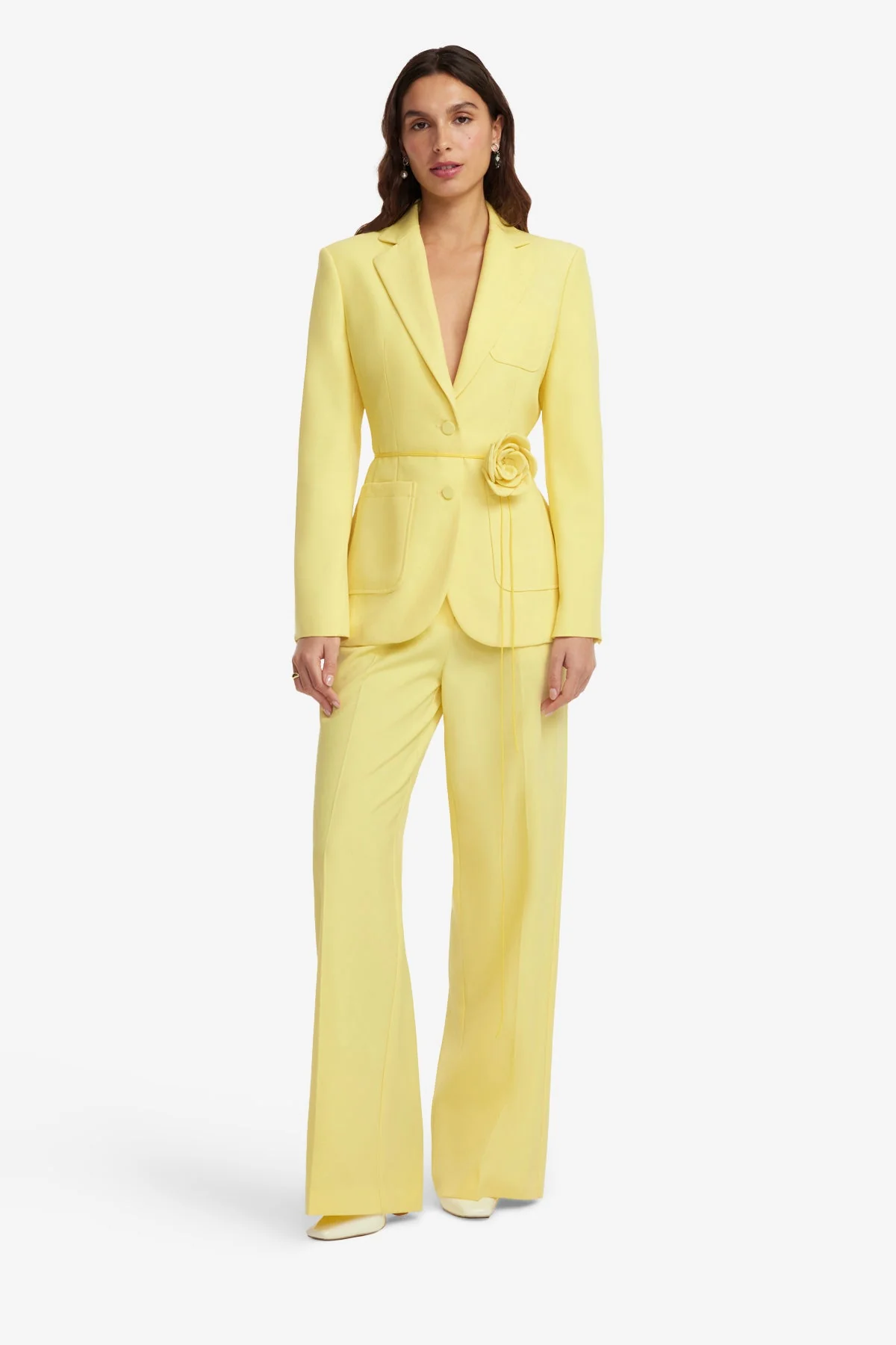 Vesper Fitted Blazer - Limoncello