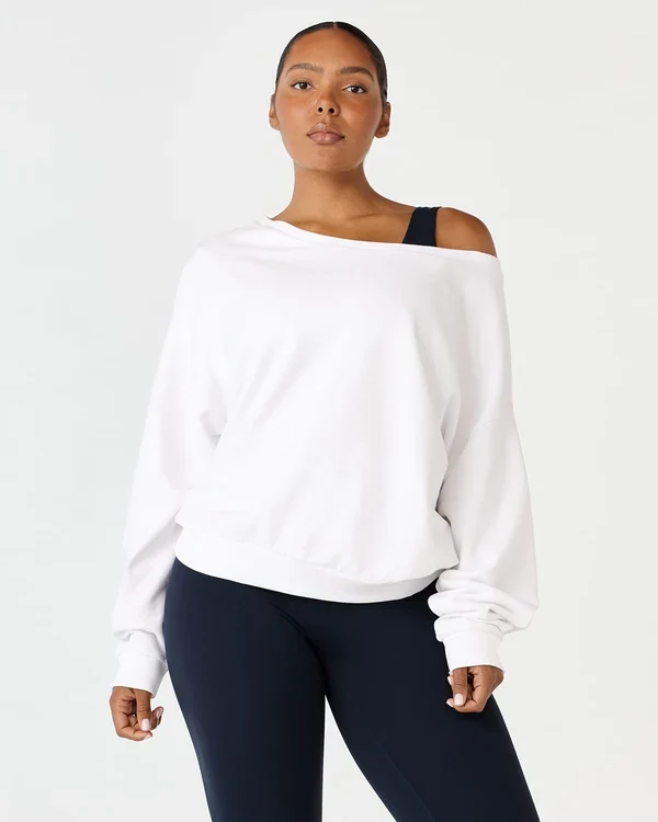 Off Shoulder Sweatshirt