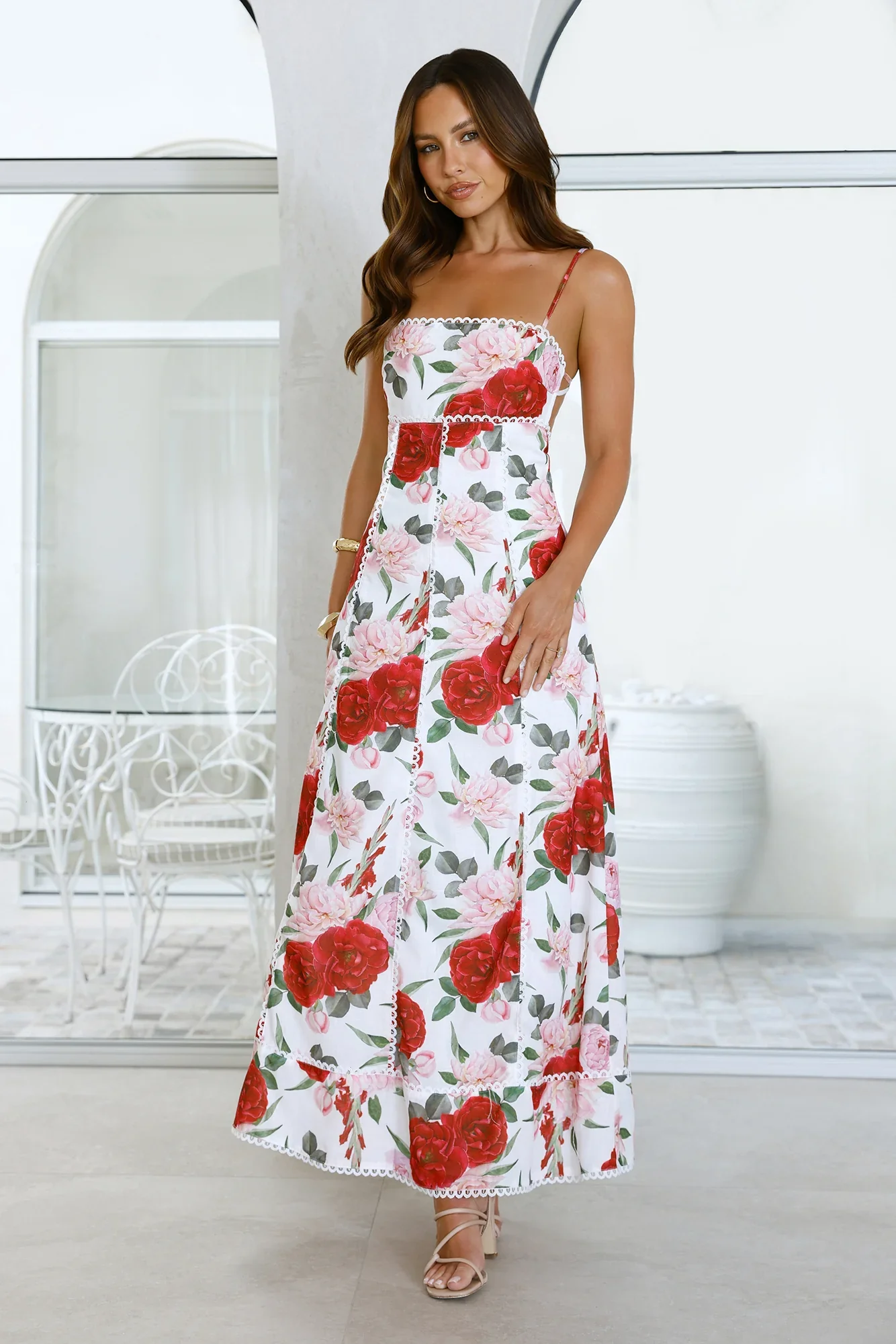 Softly Held Maxi Dress Floral
