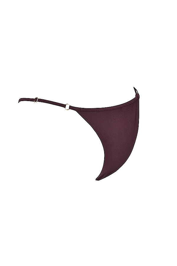 Cacao Thong Bikini Bottom