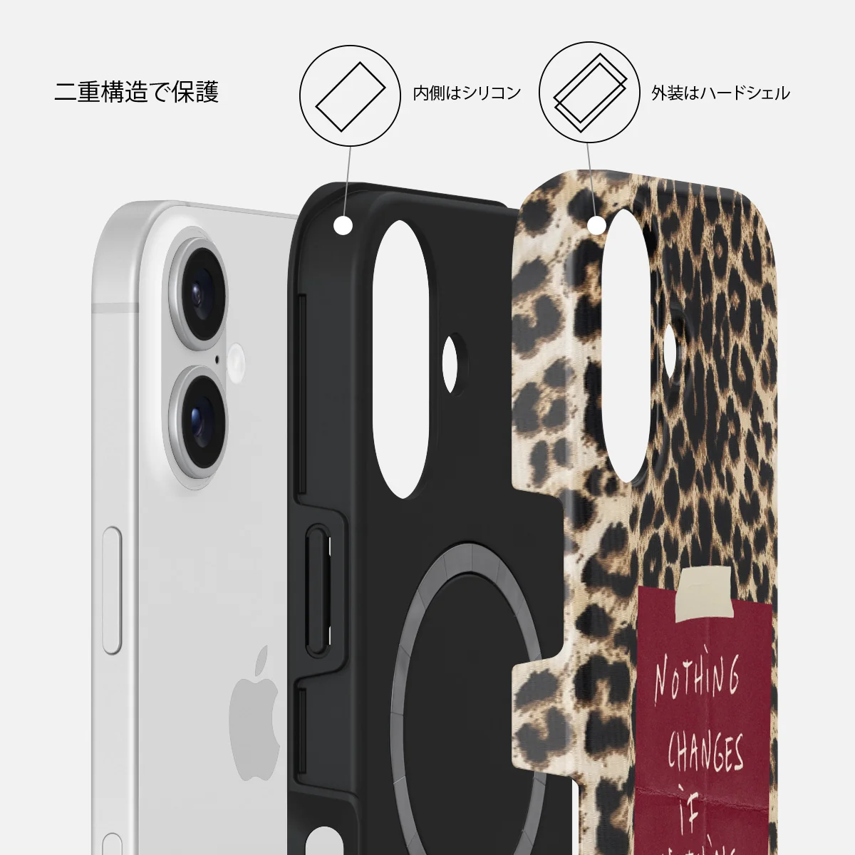 Nothing Changes - iPhone 16 Plus ケース