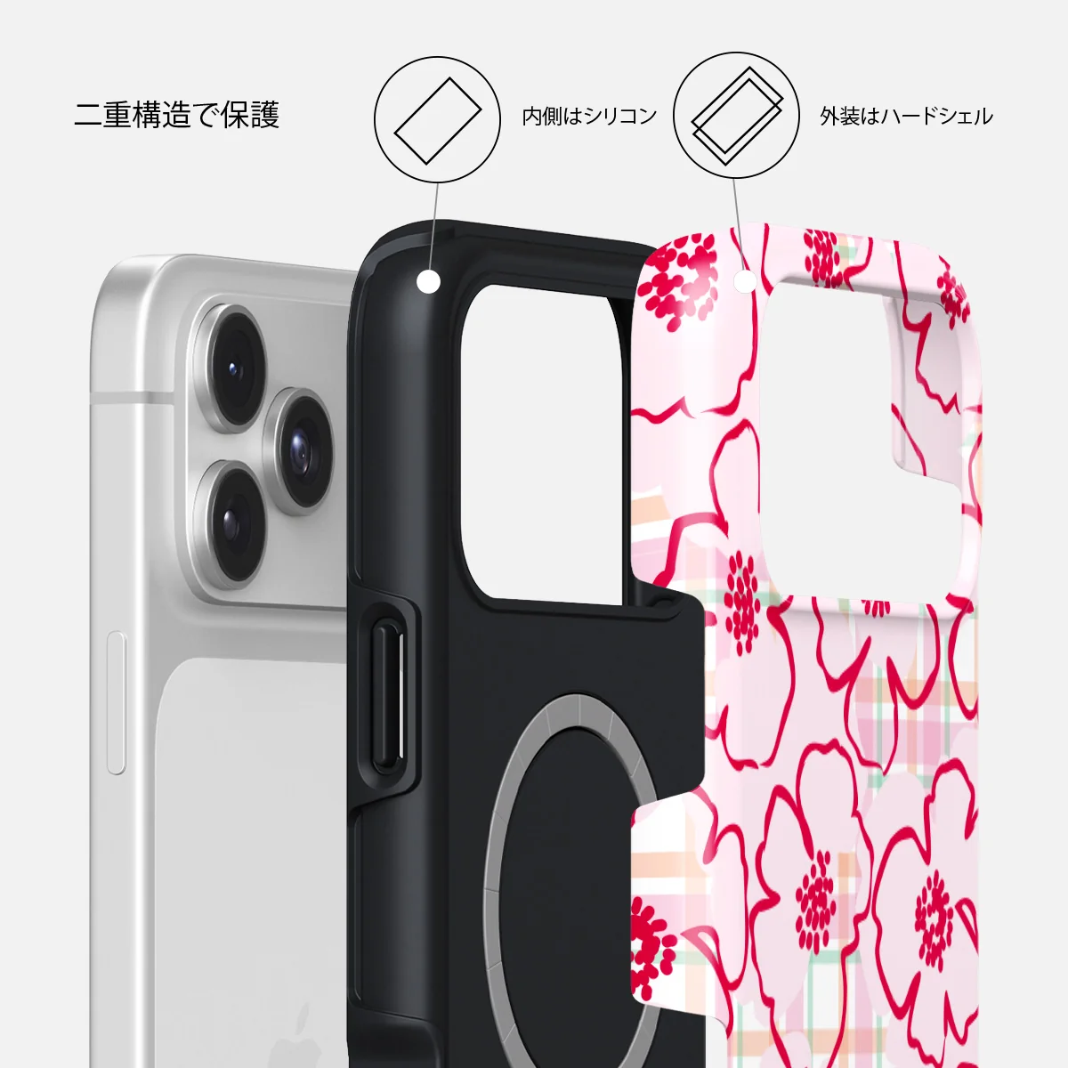 Flower Girl - iPhone 17 Pro ケース