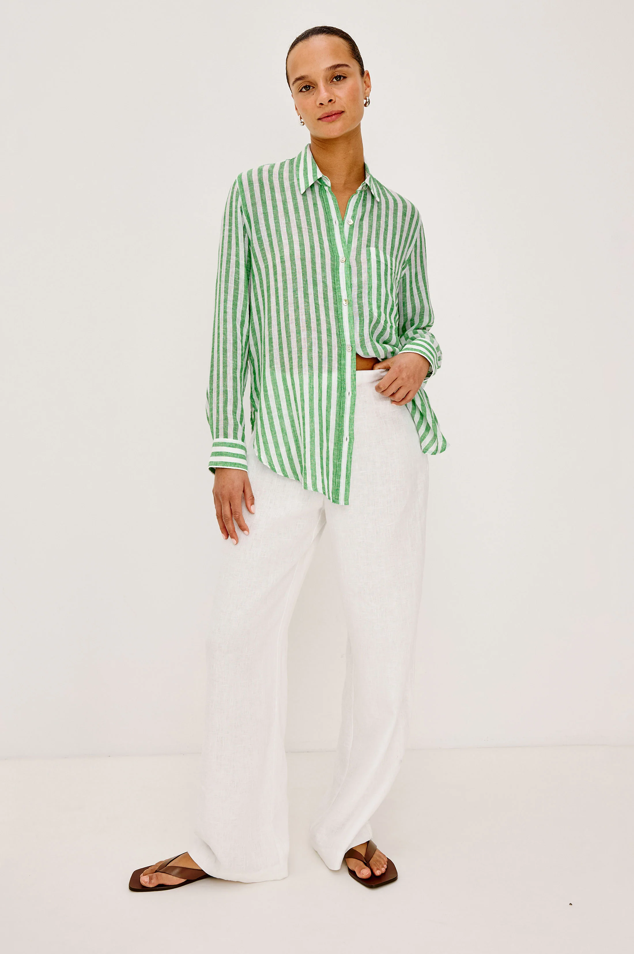 Rails X Giadzy Giada Shirt - Trevi Stripe