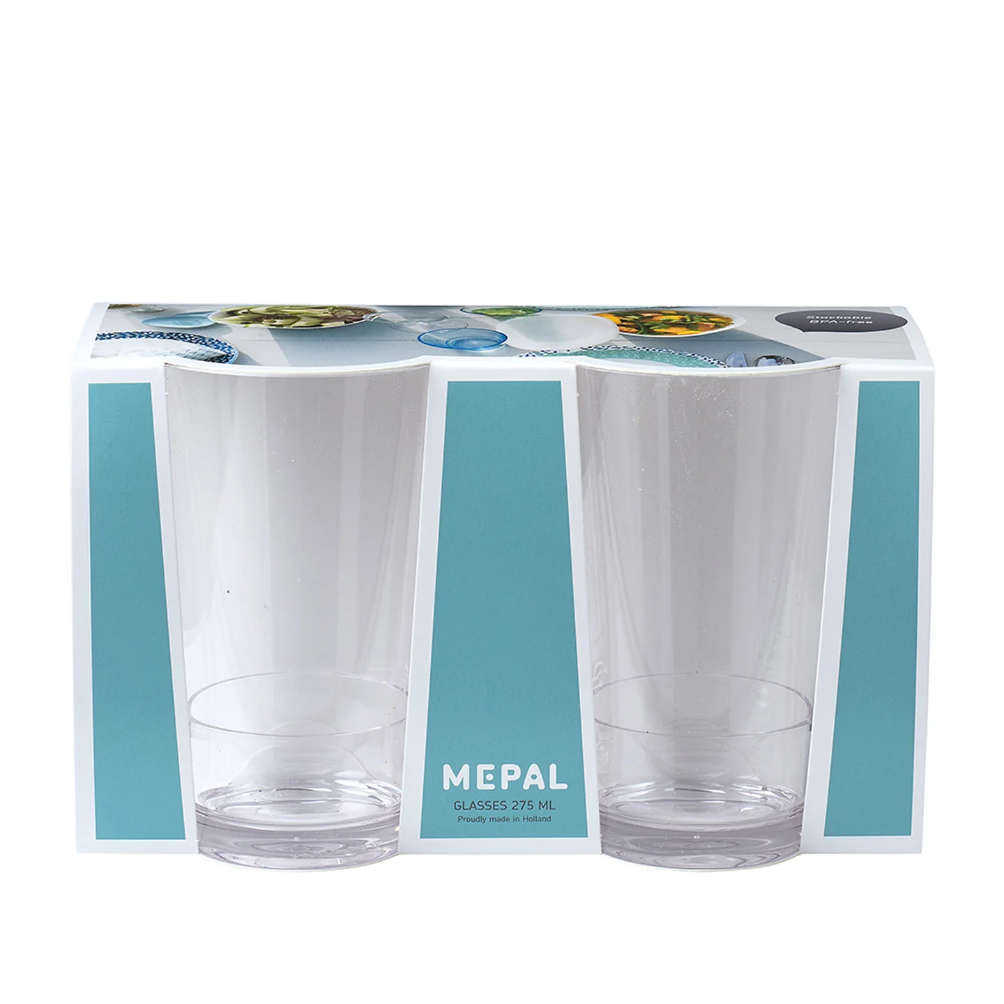 Mepal Flow Acrylic Tumbler / Set of 2 / Clear *