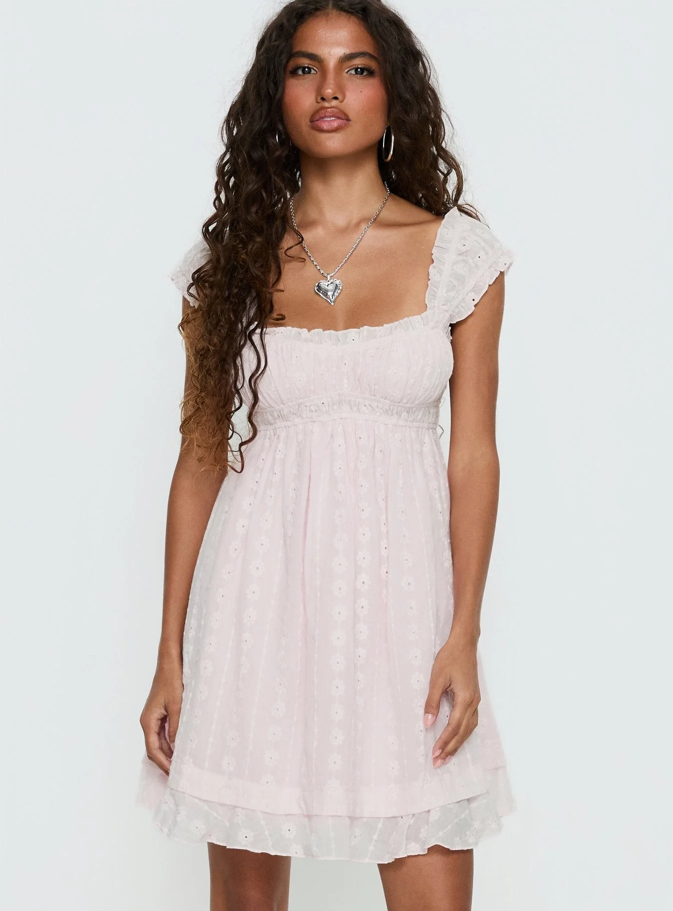 Carlita Mini Dress Light Pink