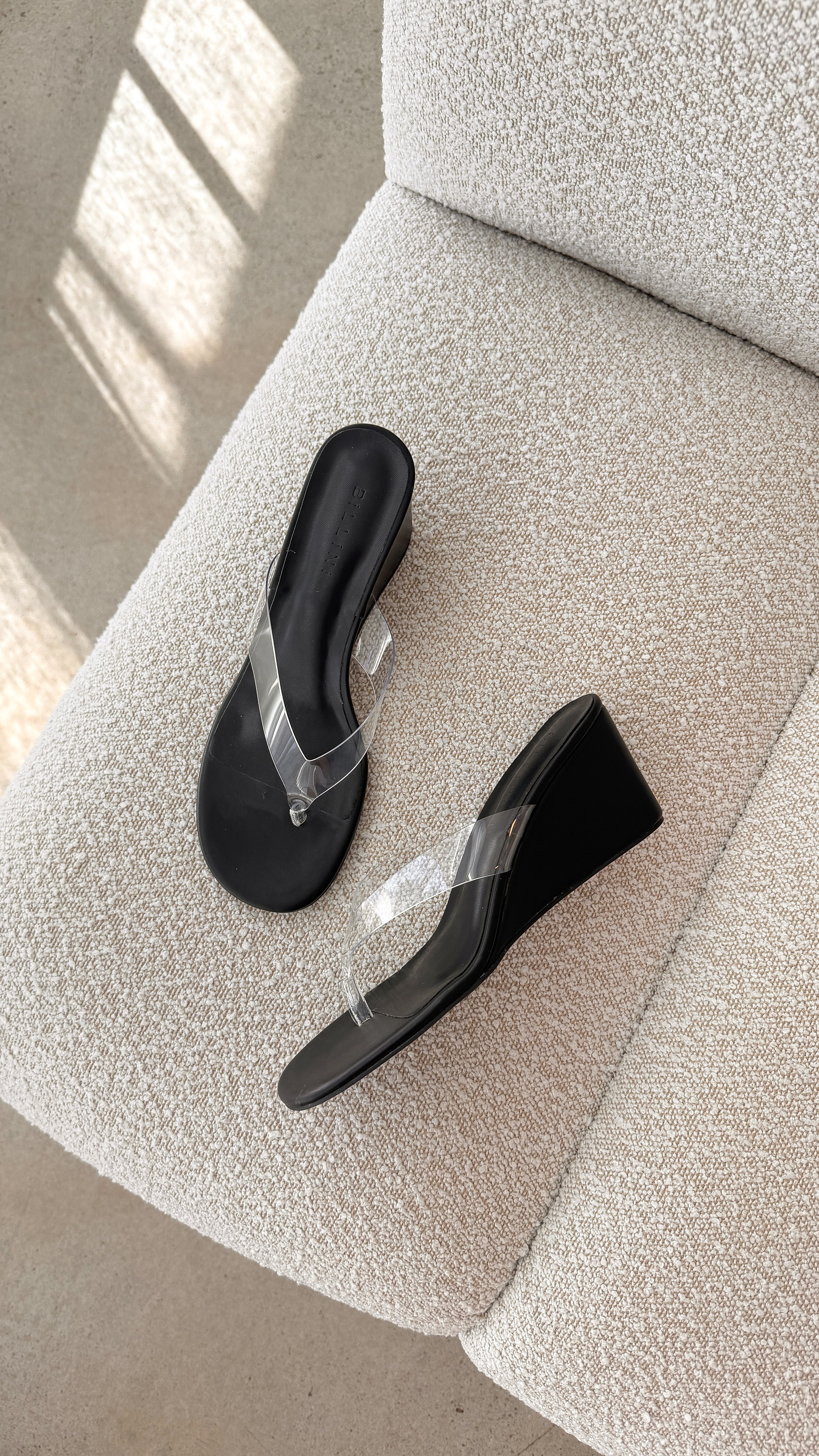 Tiggy Wedge - Clear / Black