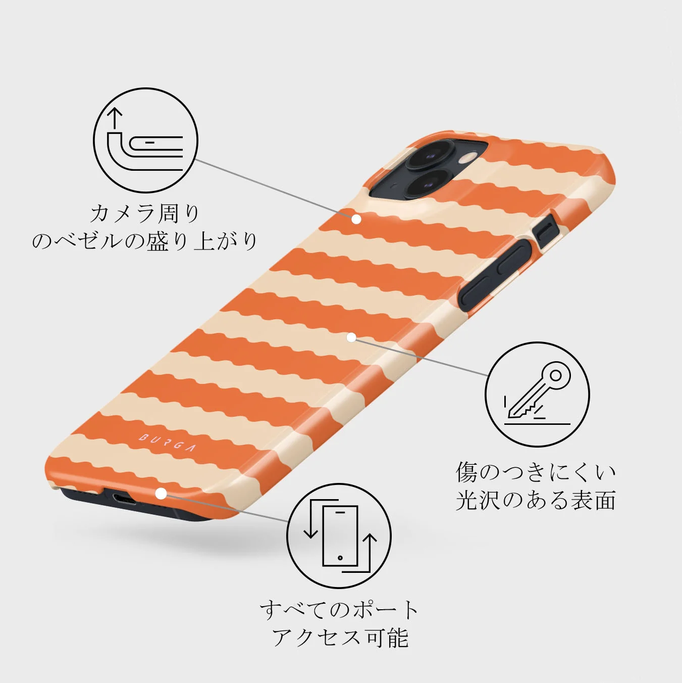 Papaya - iPhone 13 Mini ケース