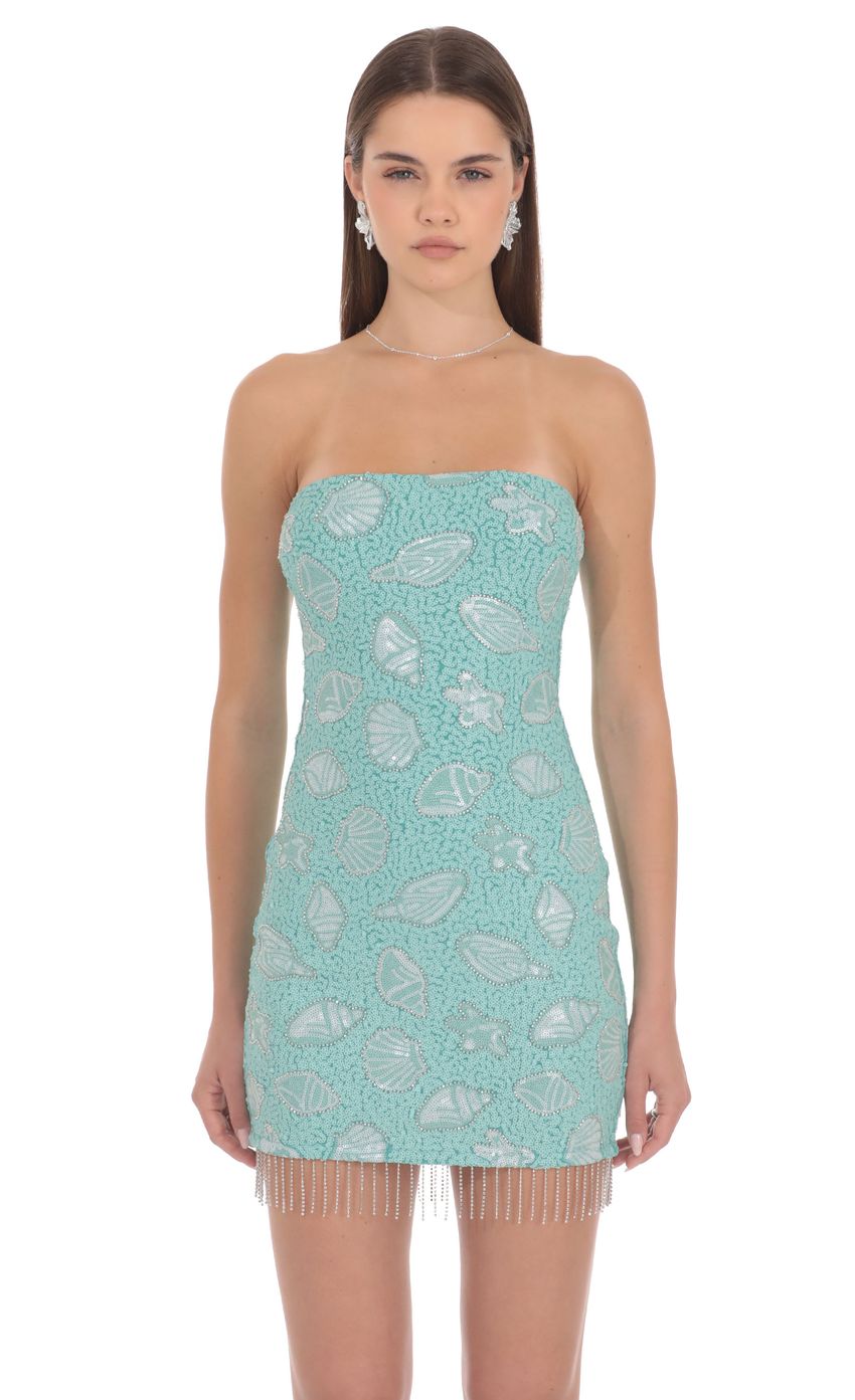 Chloe Embellished Mini Dress
