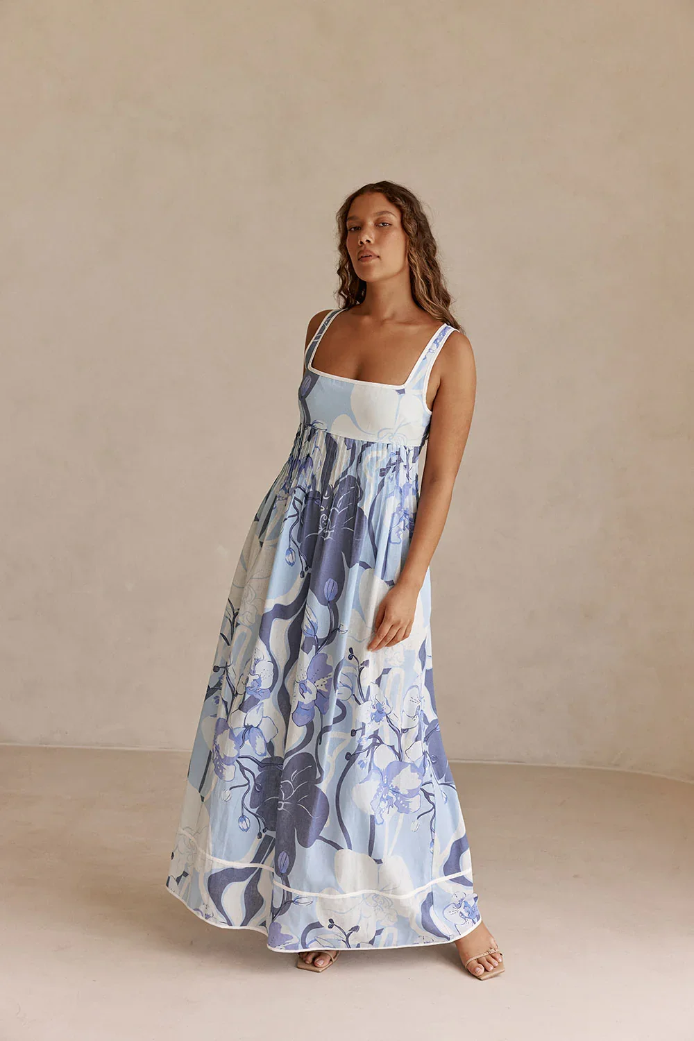 Alista Dress - Bouquet Blu