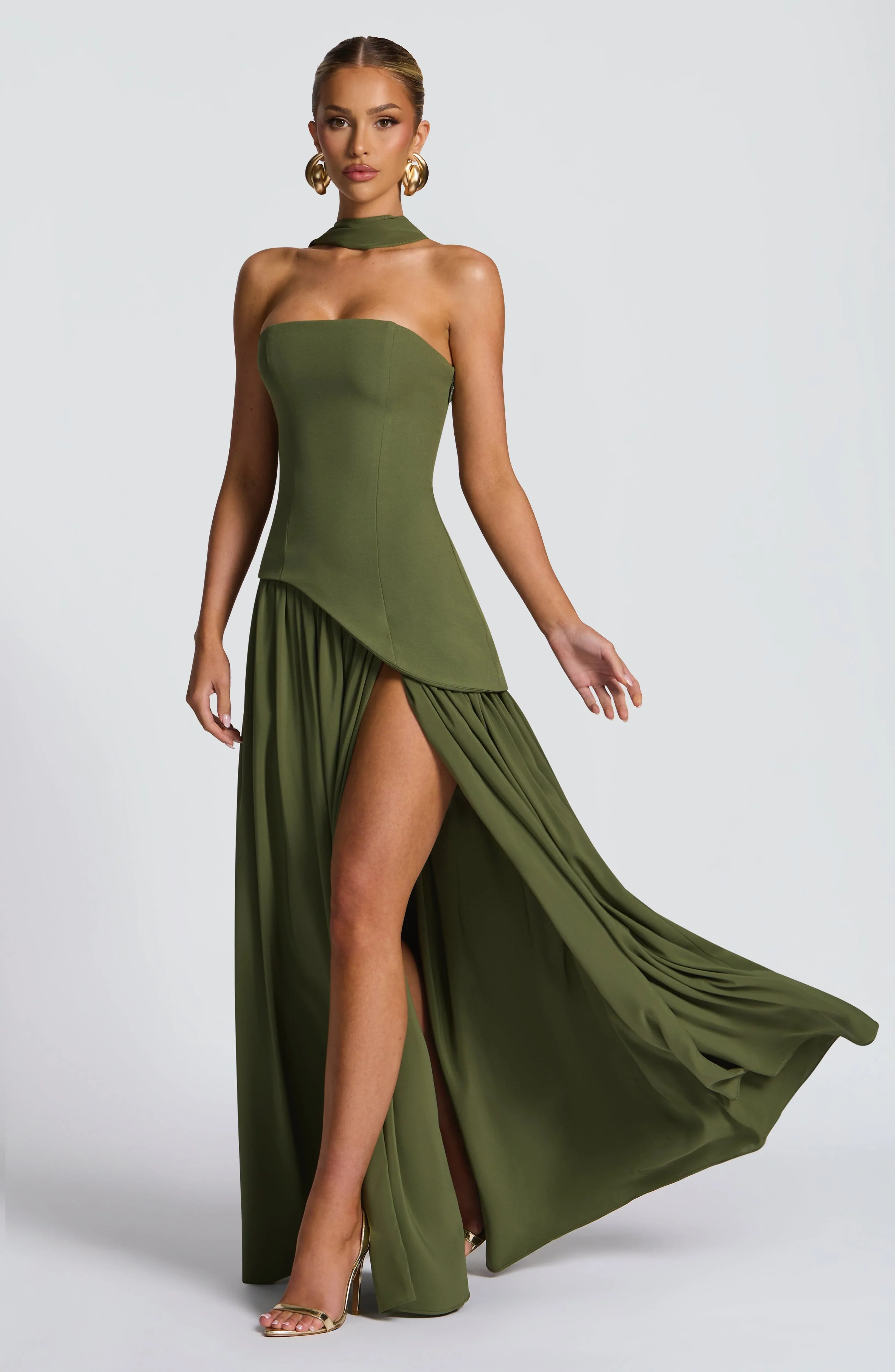 Maliyah Maxi Dress - Khaki