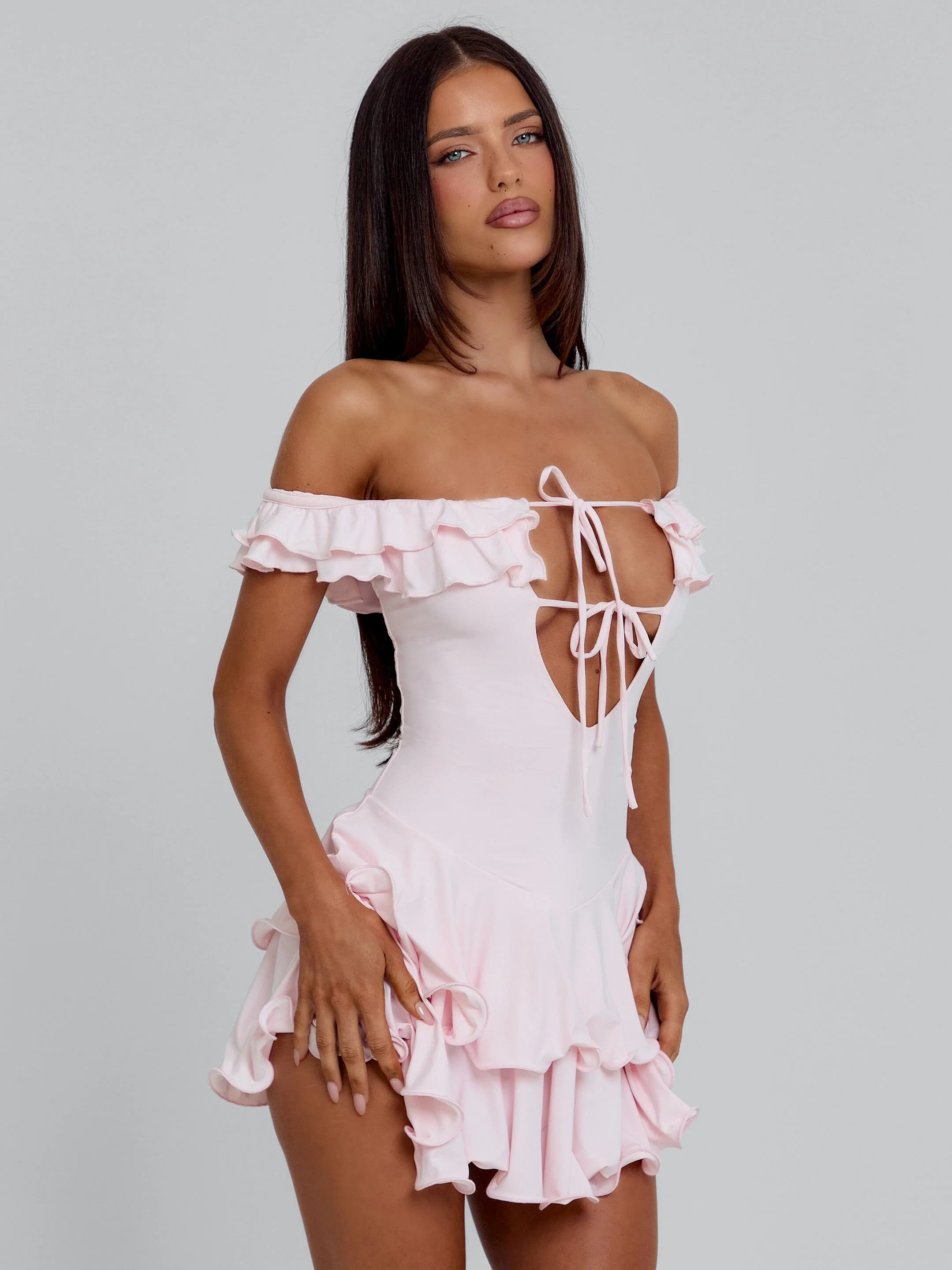 Lorraine Mini Dress Pink