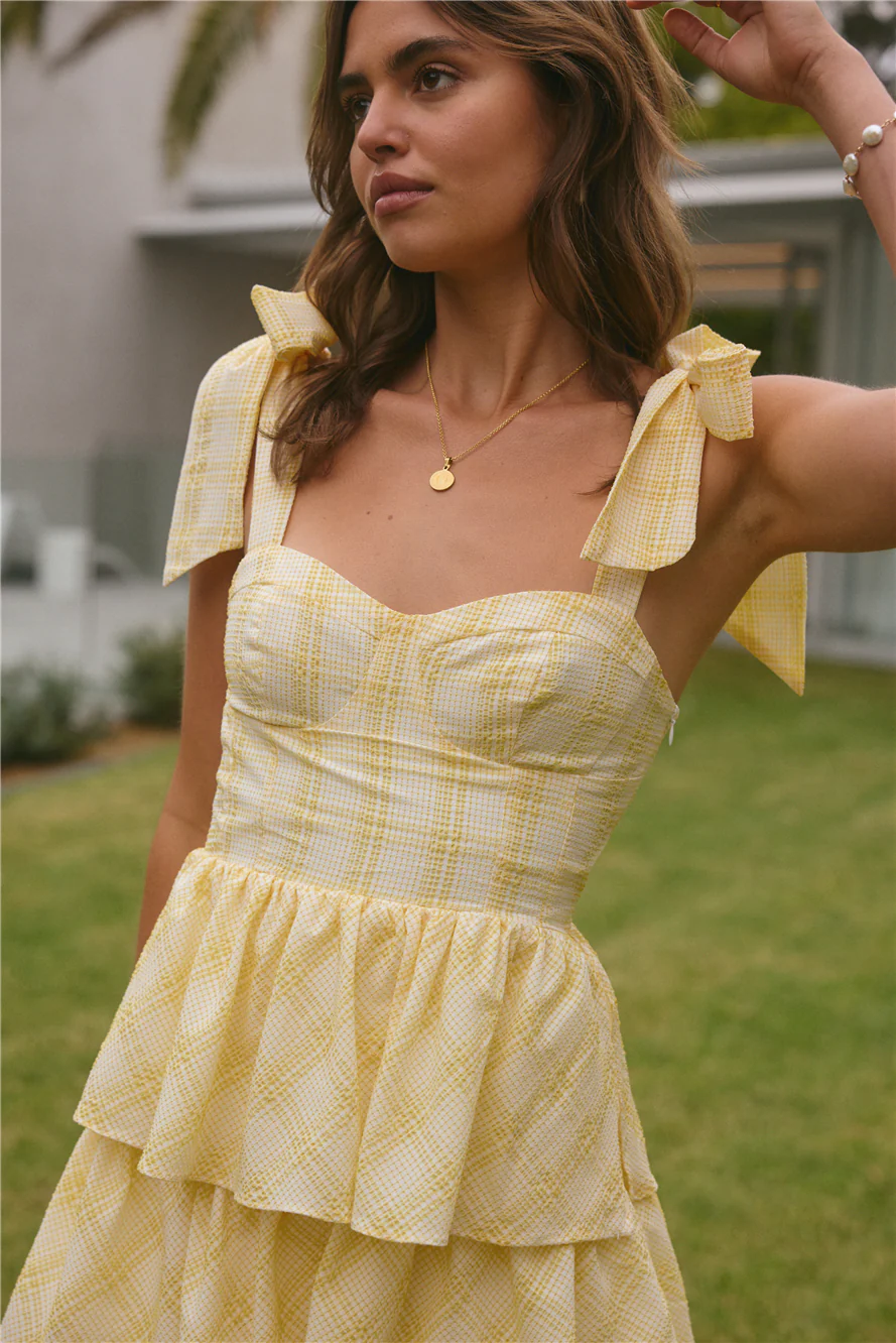 Dalia Maxi Dress Yellow