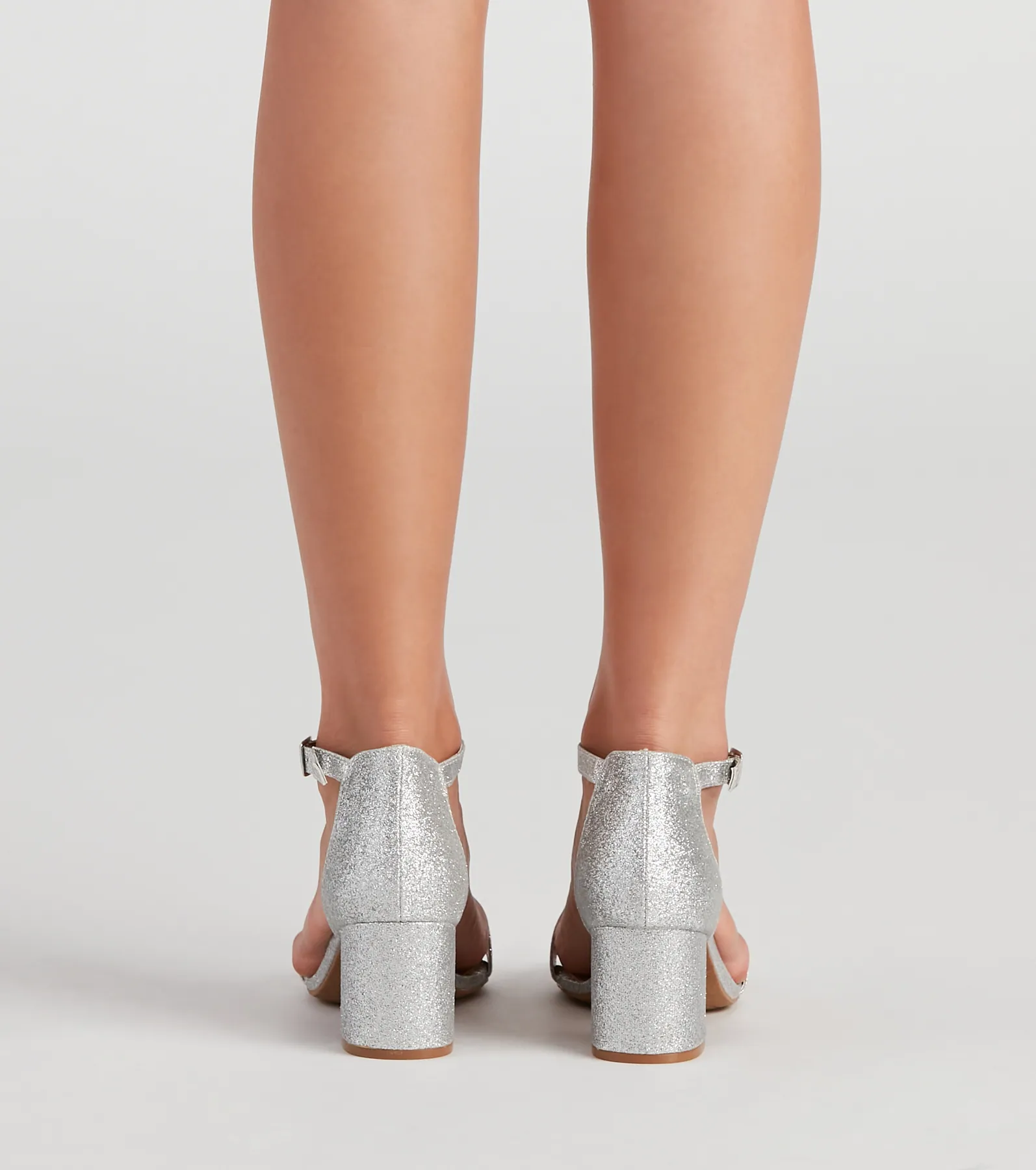 Glam Moves Glitter Block Heels