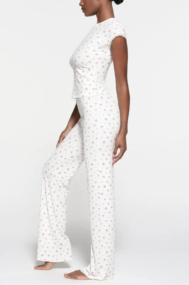 Soft Lounge Lace Pants Set