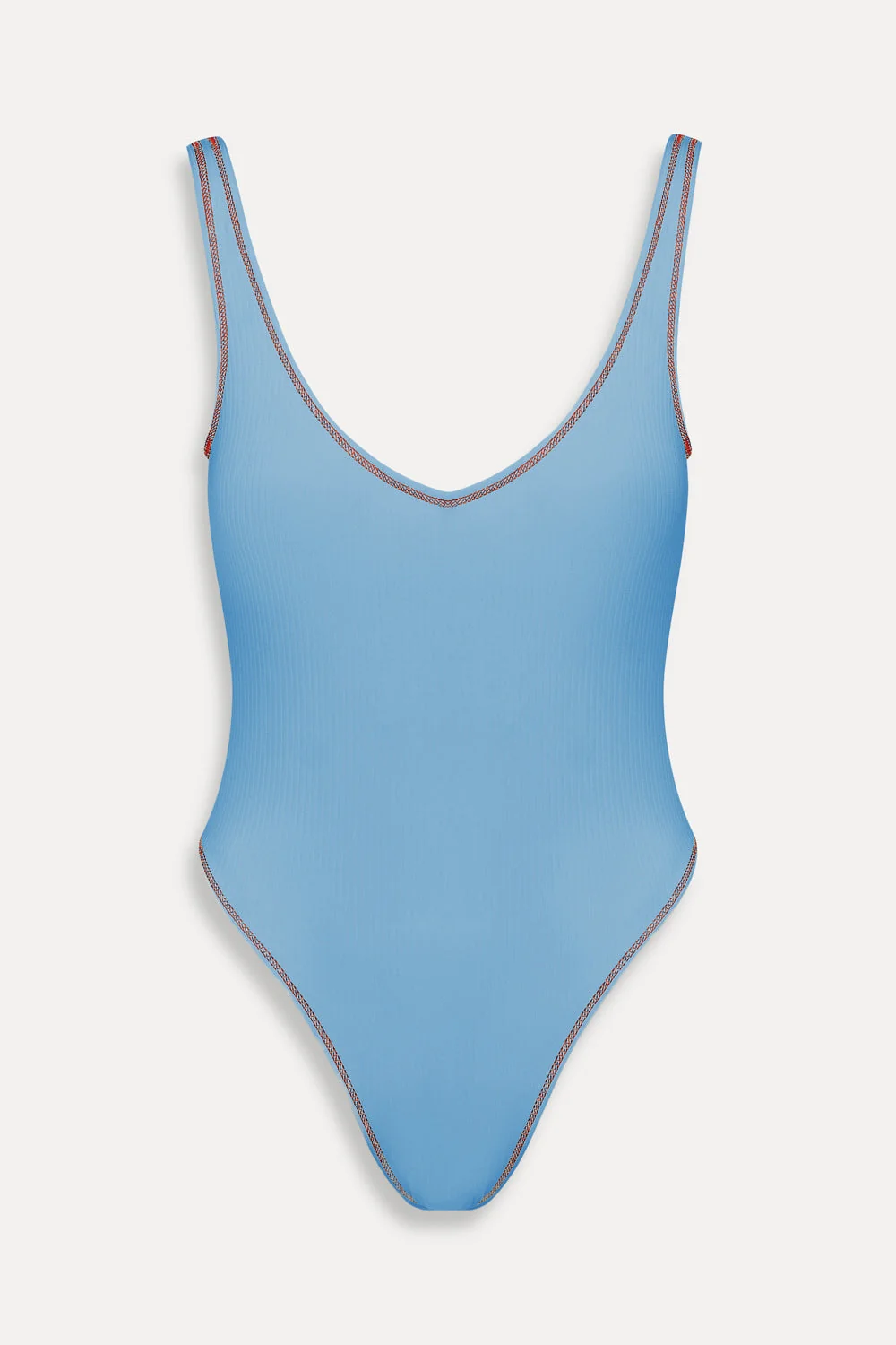 Verona High Cut One Piece Swimsuit - Capri Sky