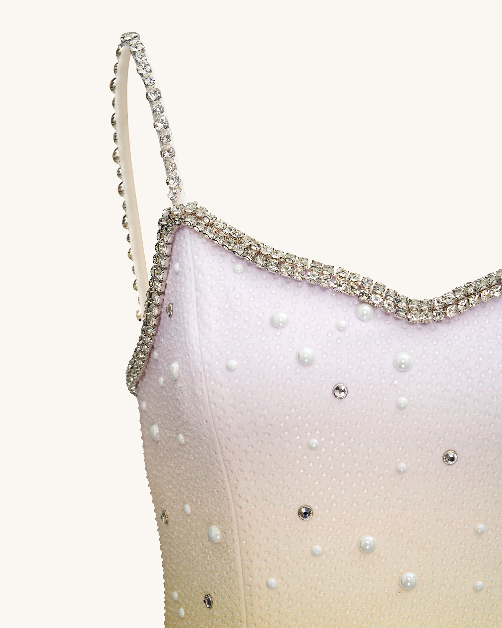 Sophia Crystal Embellished Mini Dress - Multicolor - luluinthesky
