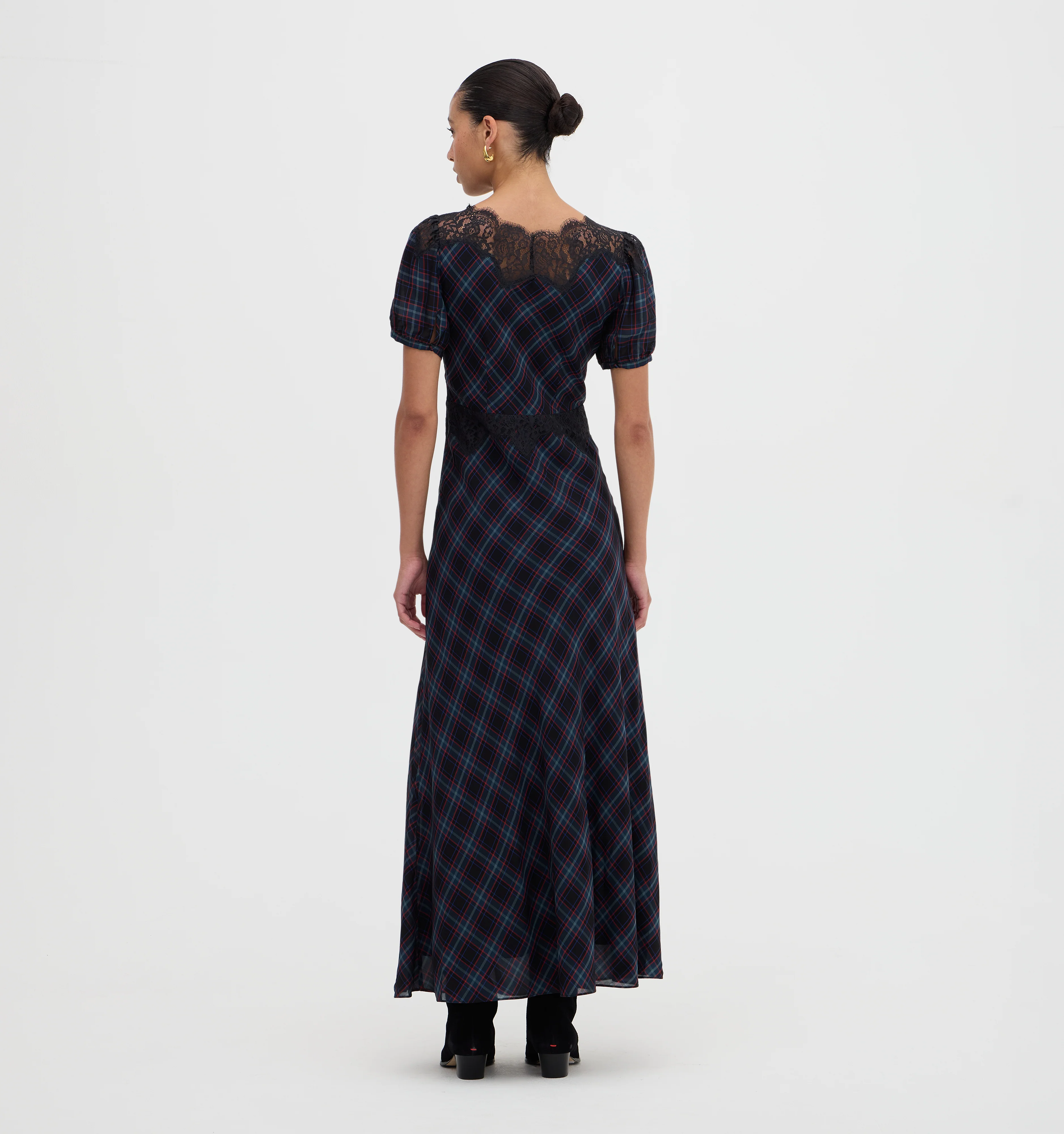 The Oakley Dress - Jewel Tartan
