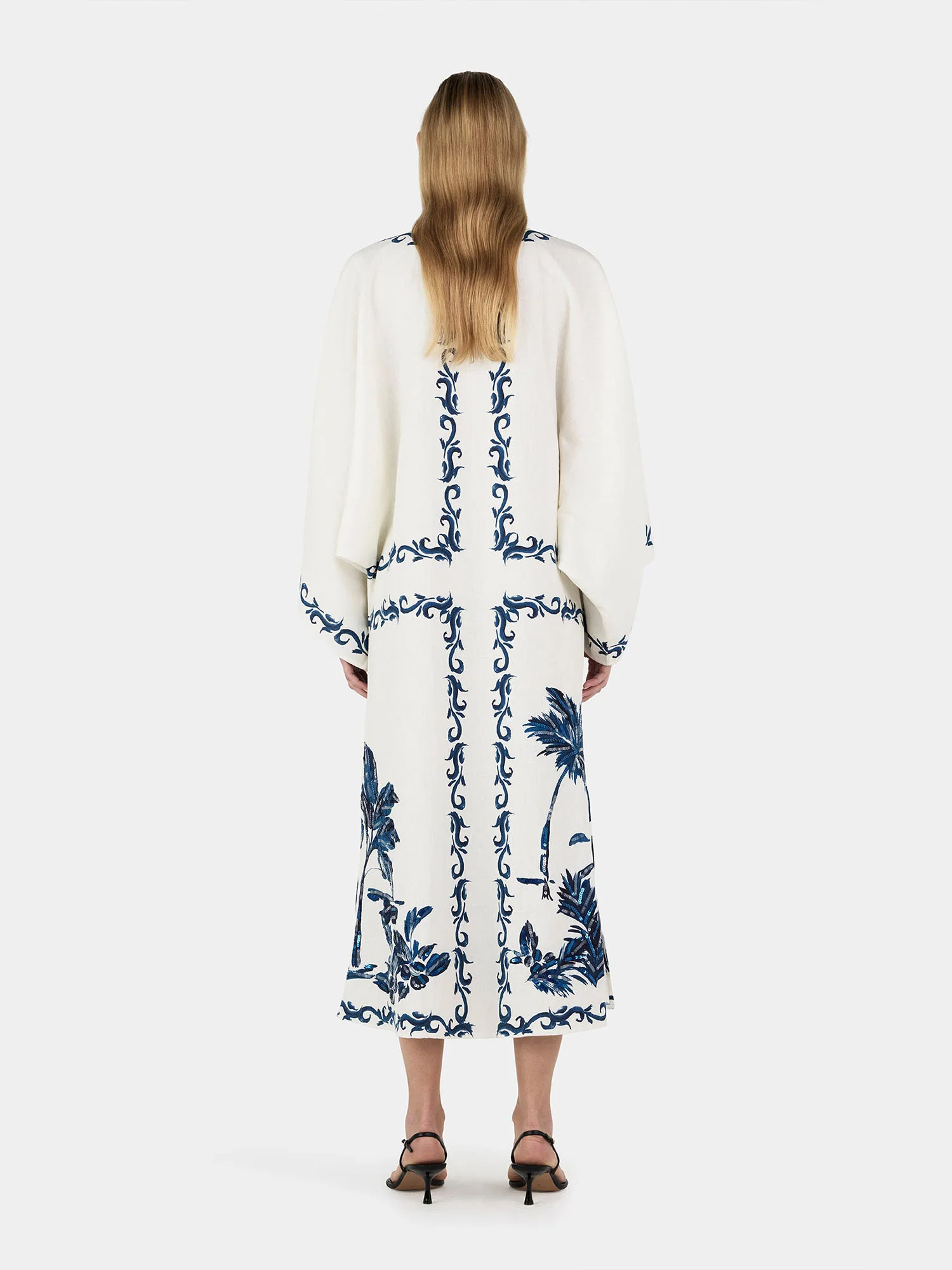 Boho-Inspired Maxi Dress with Print