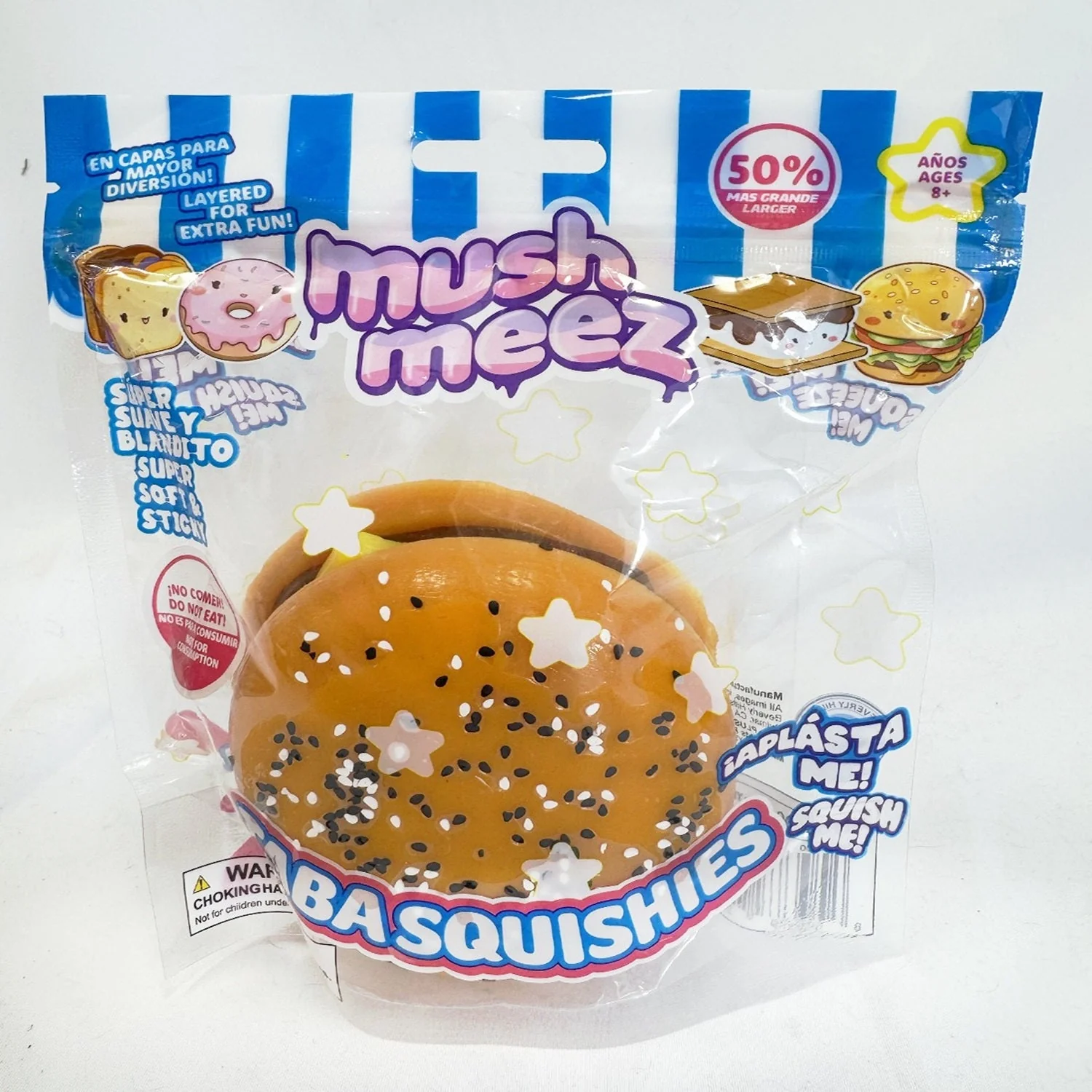 Mush Meez Layered Taba Squishy Sensory Stress Toy (1pc) Assorted Styles