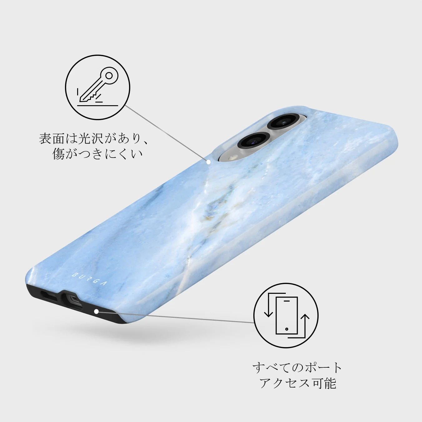 Fluffy Clouds - Samsung Galaxy S25 Edge ケース
