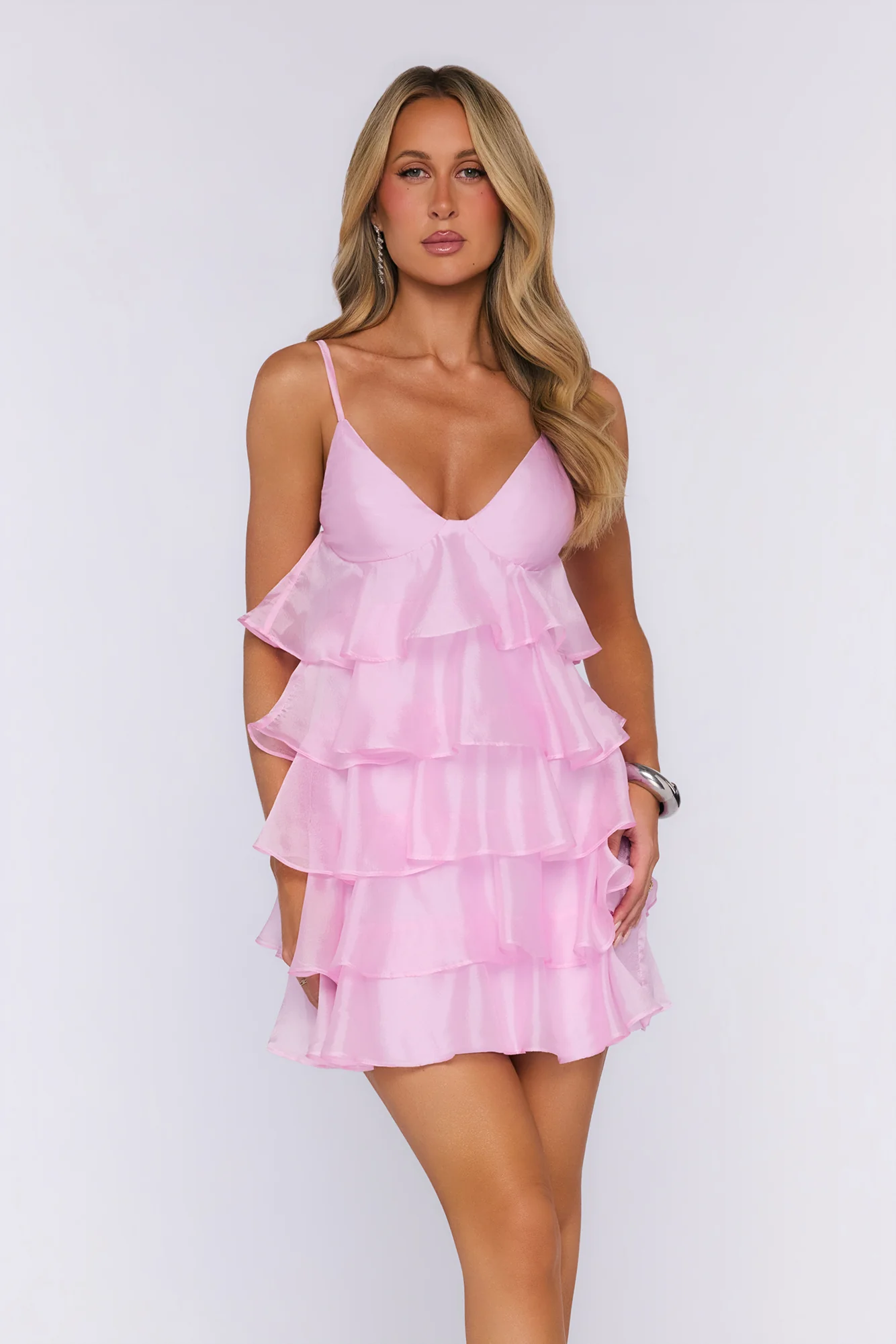 Spark Season Mini Dress Pink - FASHION NOB