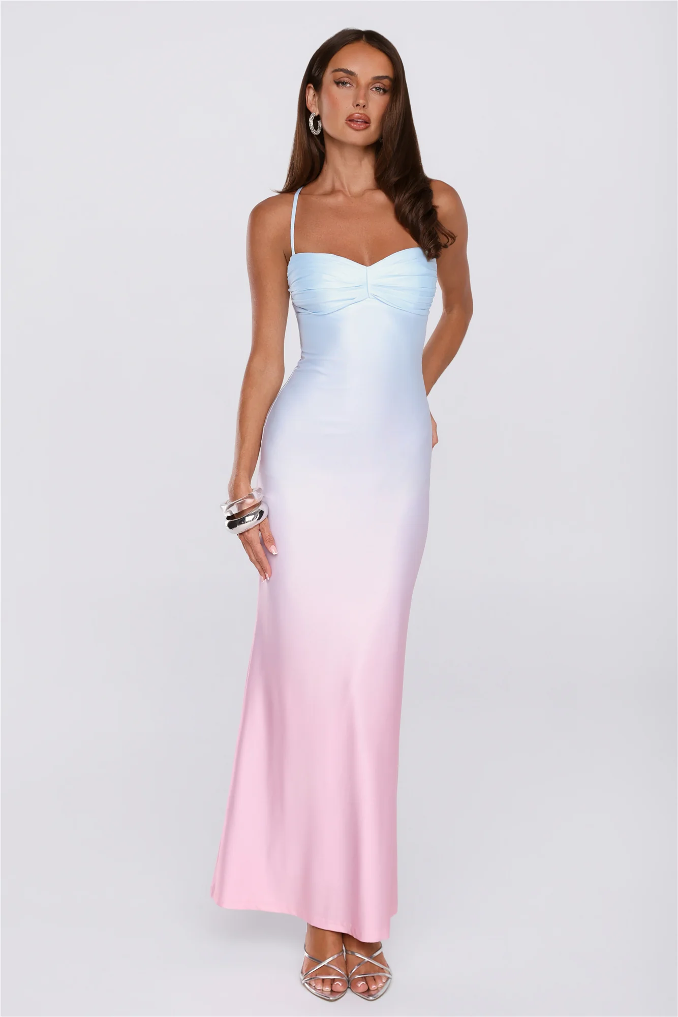 Happy Hues Maxi Dress Blue