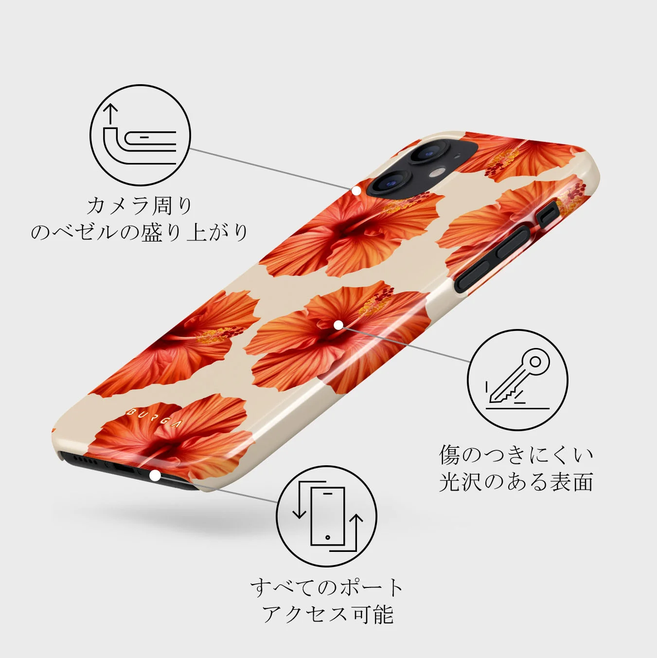 Bonita - iPhone 12 Mini ケース