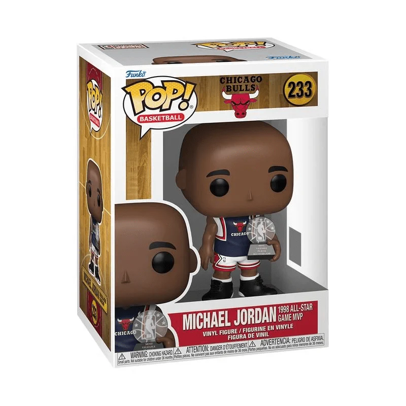 Funko Pop! NBA: Michael Jordan Chicago Bulls (1998 All-Star Game MVP) Vinyl Figure