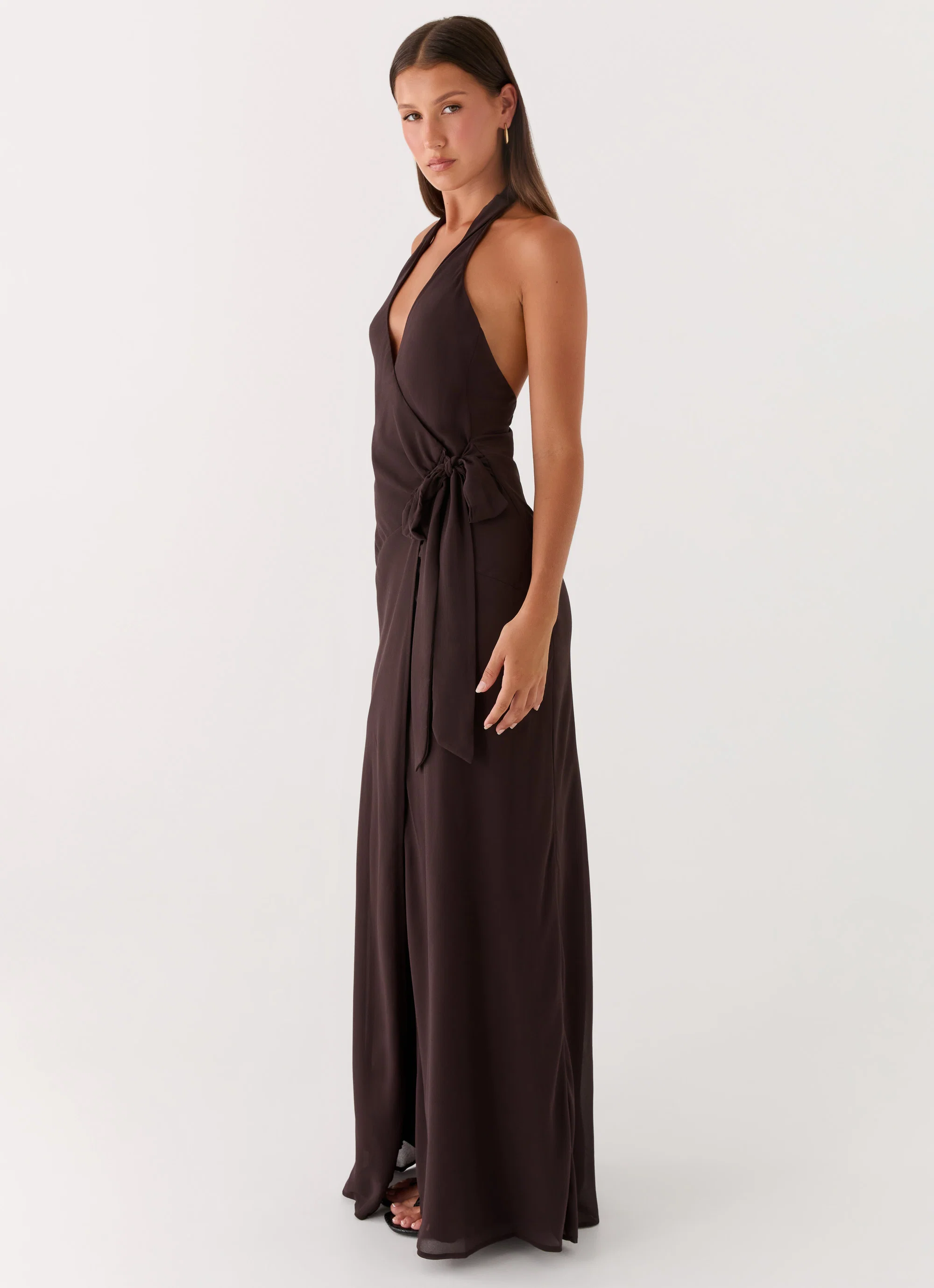 So Chic Maxi Dress - Cool Chocolate