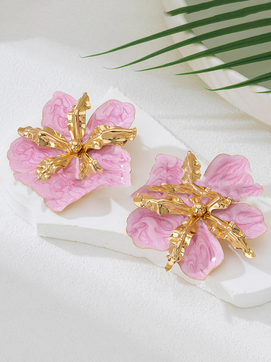 Flower Shape Earrings Accessories