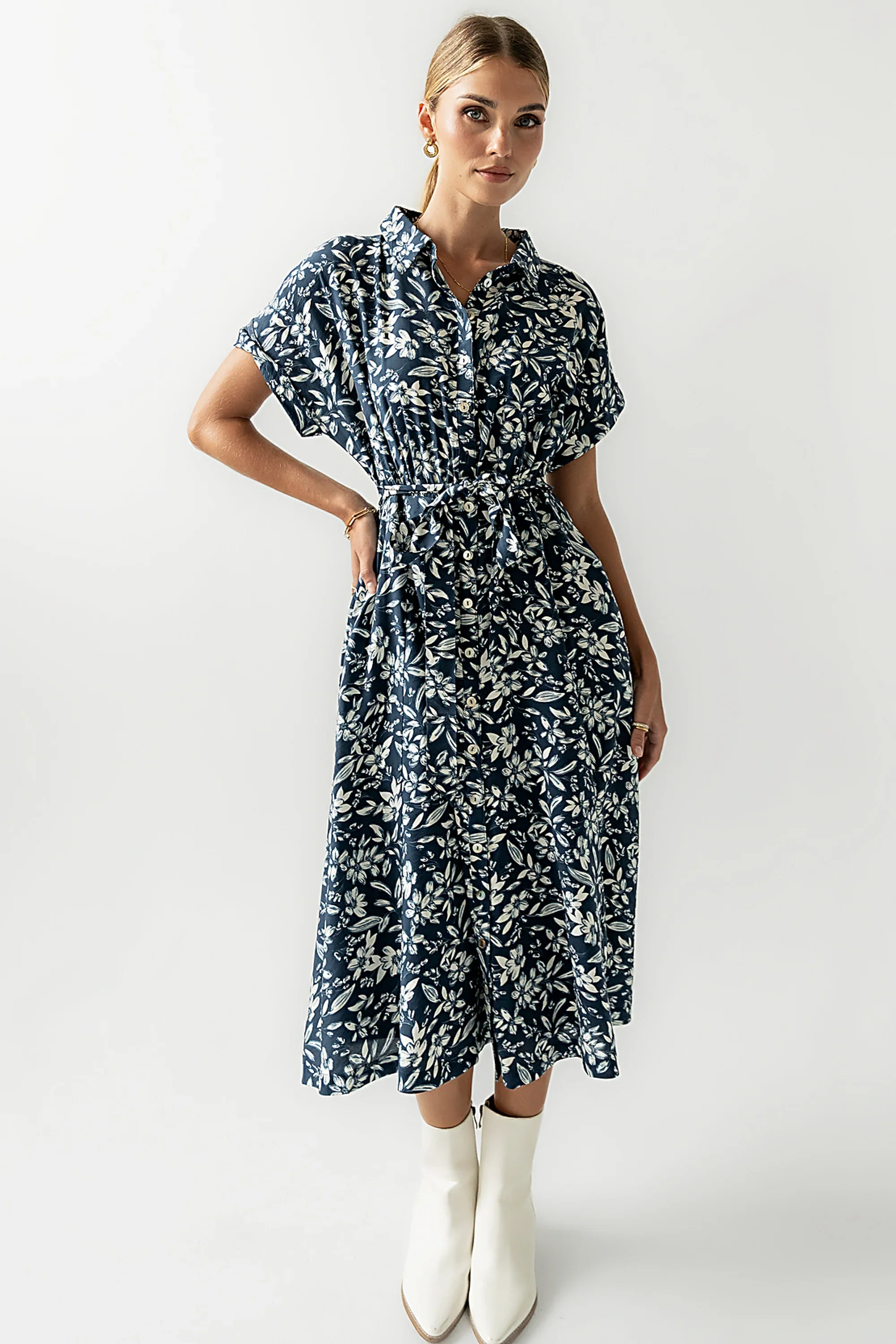 Zeke Floral Midi Dress