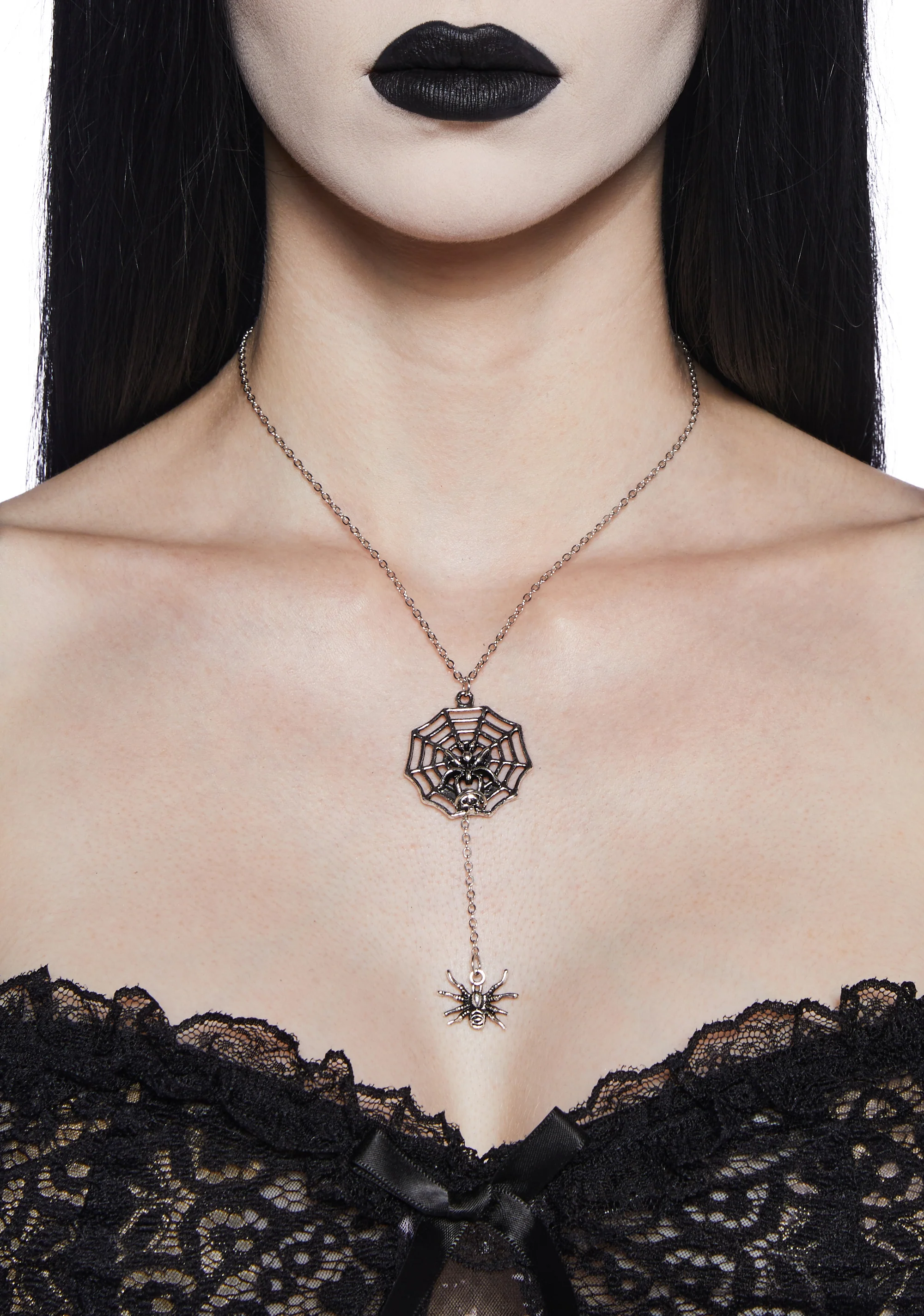 Arachnid Affairs Spider Necklace