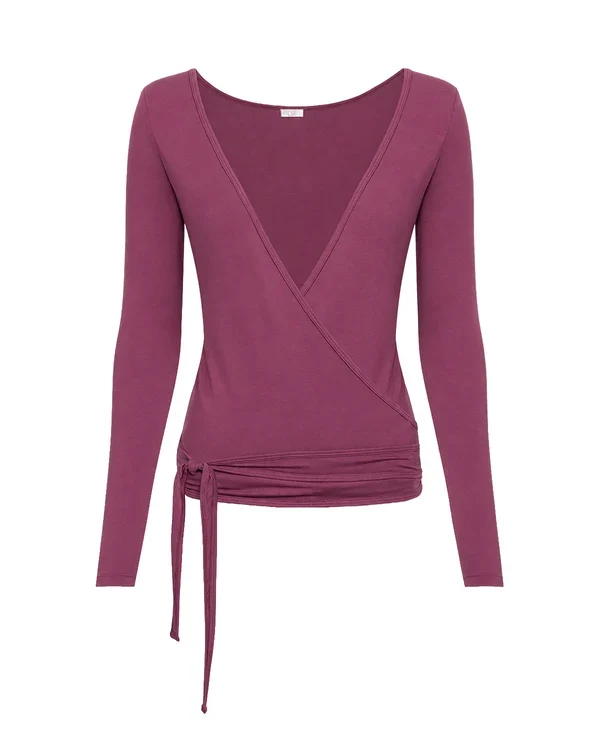 Sheer Jersey Longline Ballet Wrap