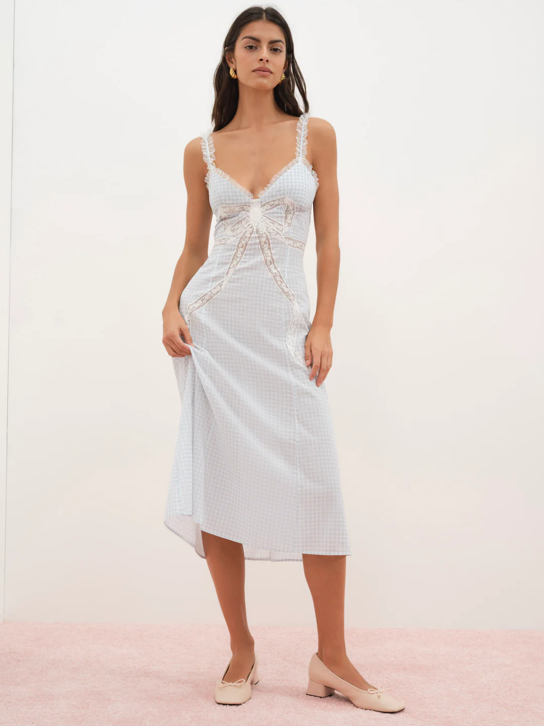 Bluebell Gingham Midi Dress