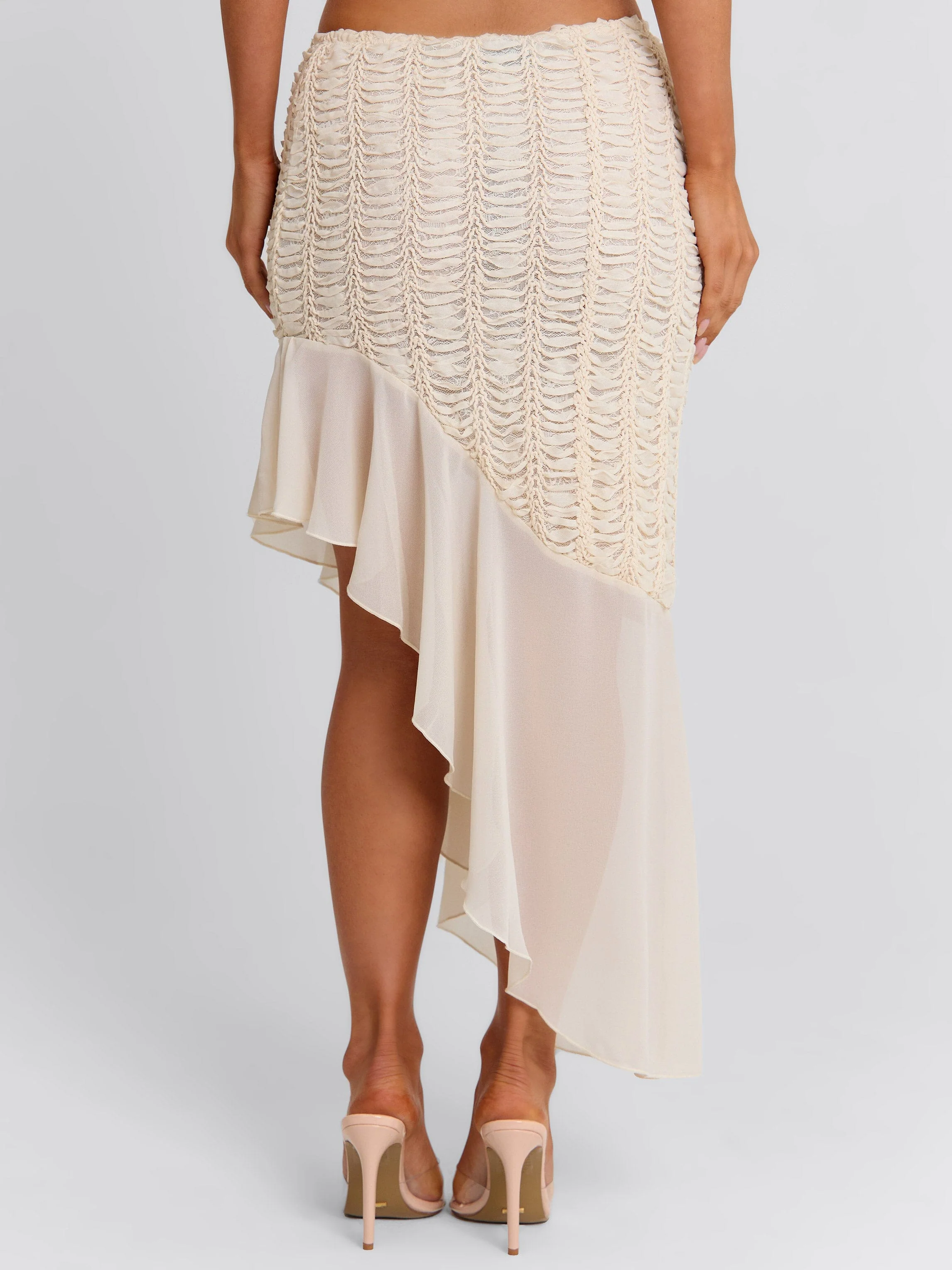 Victorea Midi Skirt Cream
