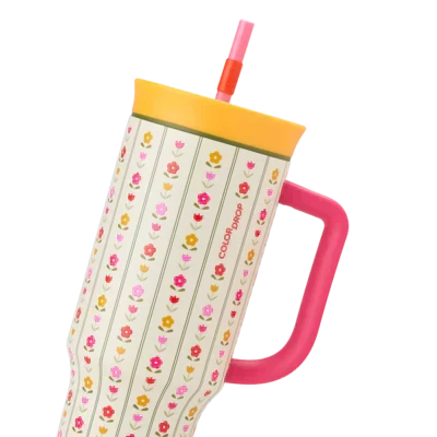 Owala 40oz Tumbler  Flower Crown