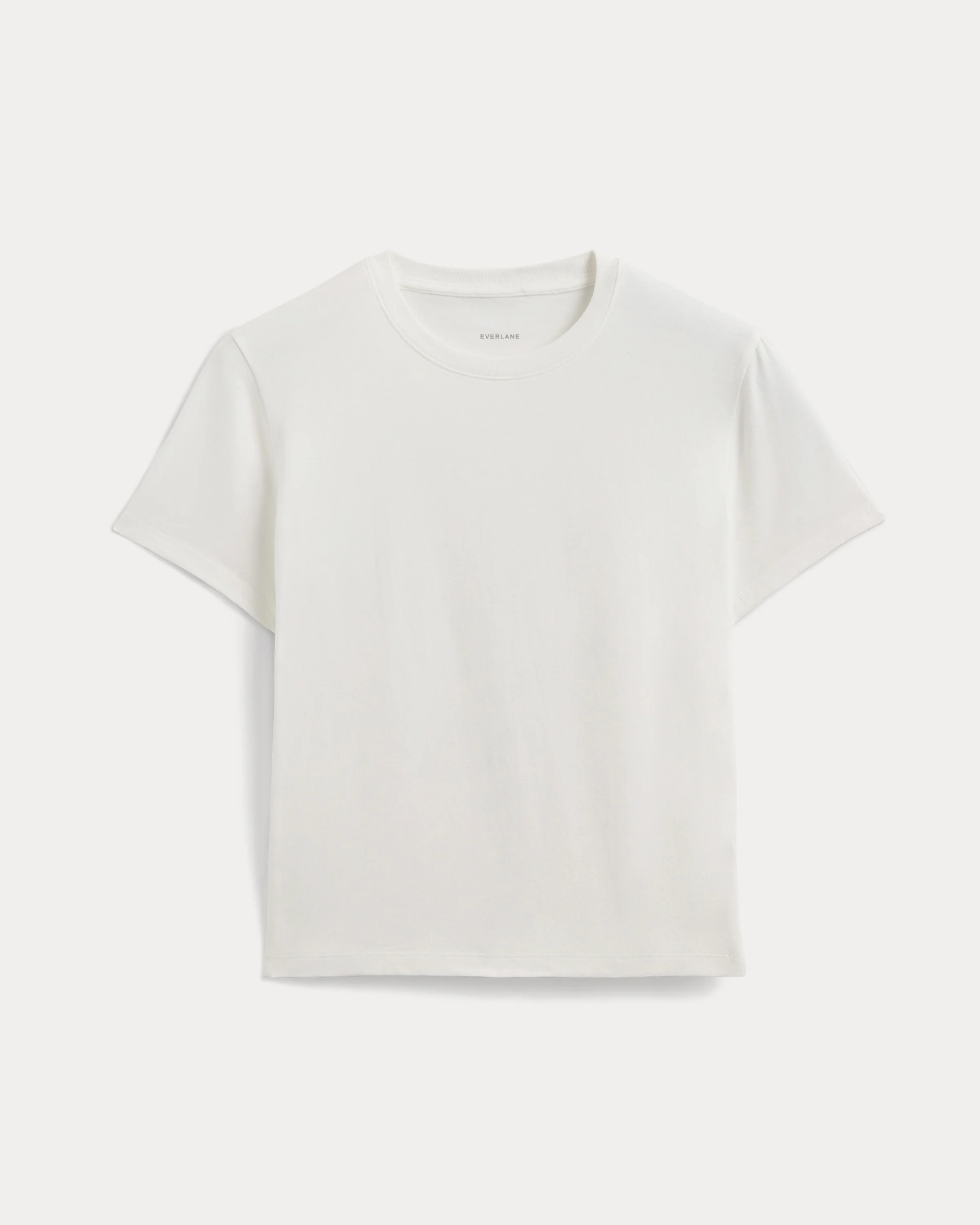 The Box-Cut Tee in Essential Cotton | White | No Pocket