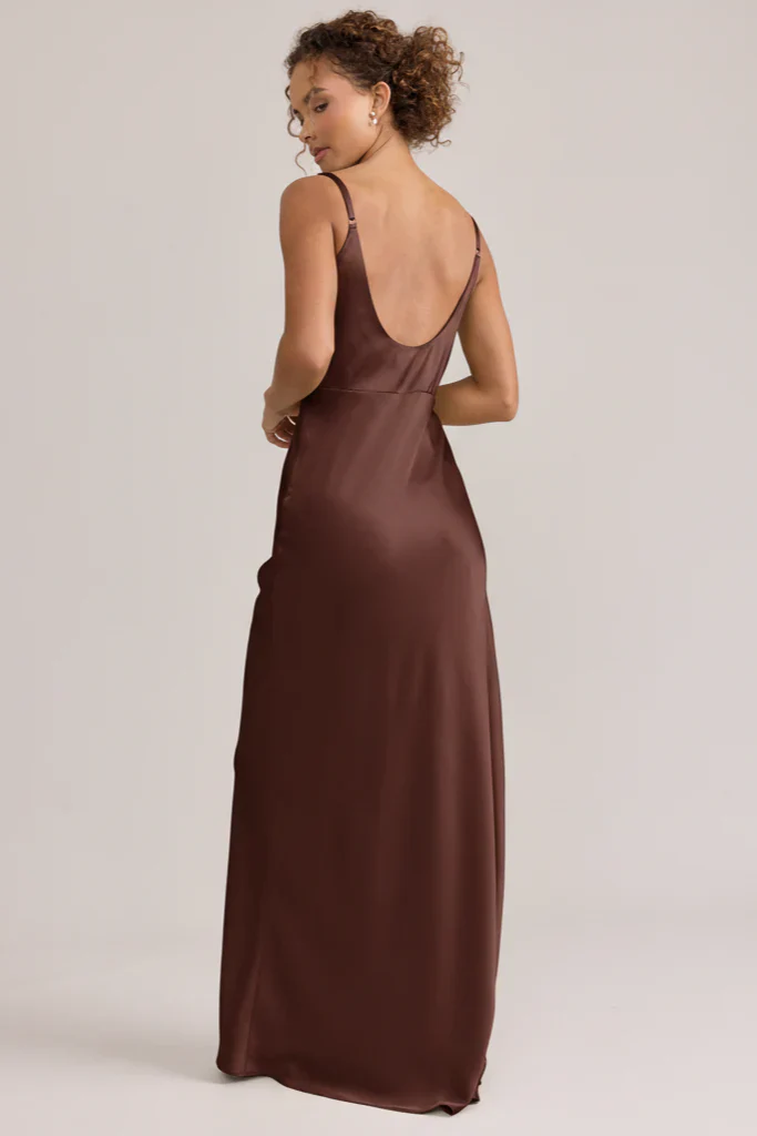 Ellapink Satin Dress | Ready To Ship