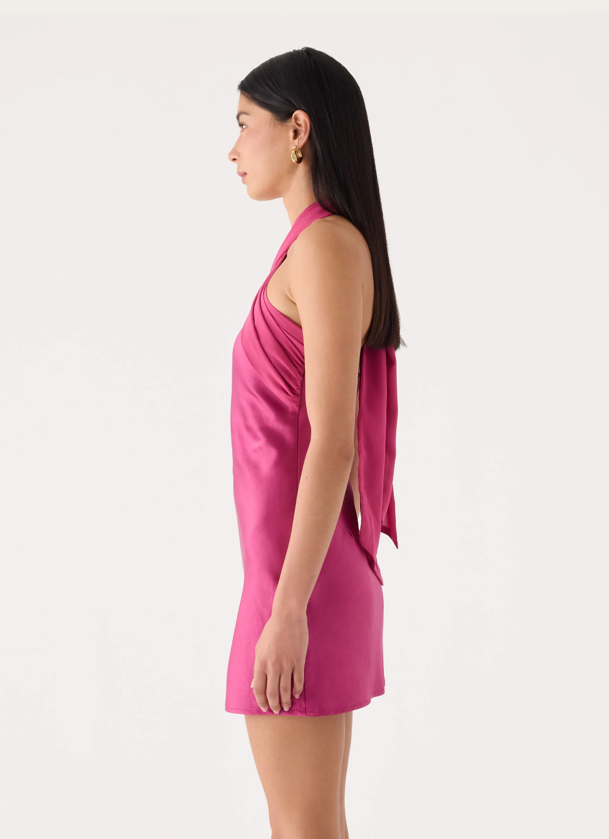 Avalore Mini Dress - Mulberry Pink