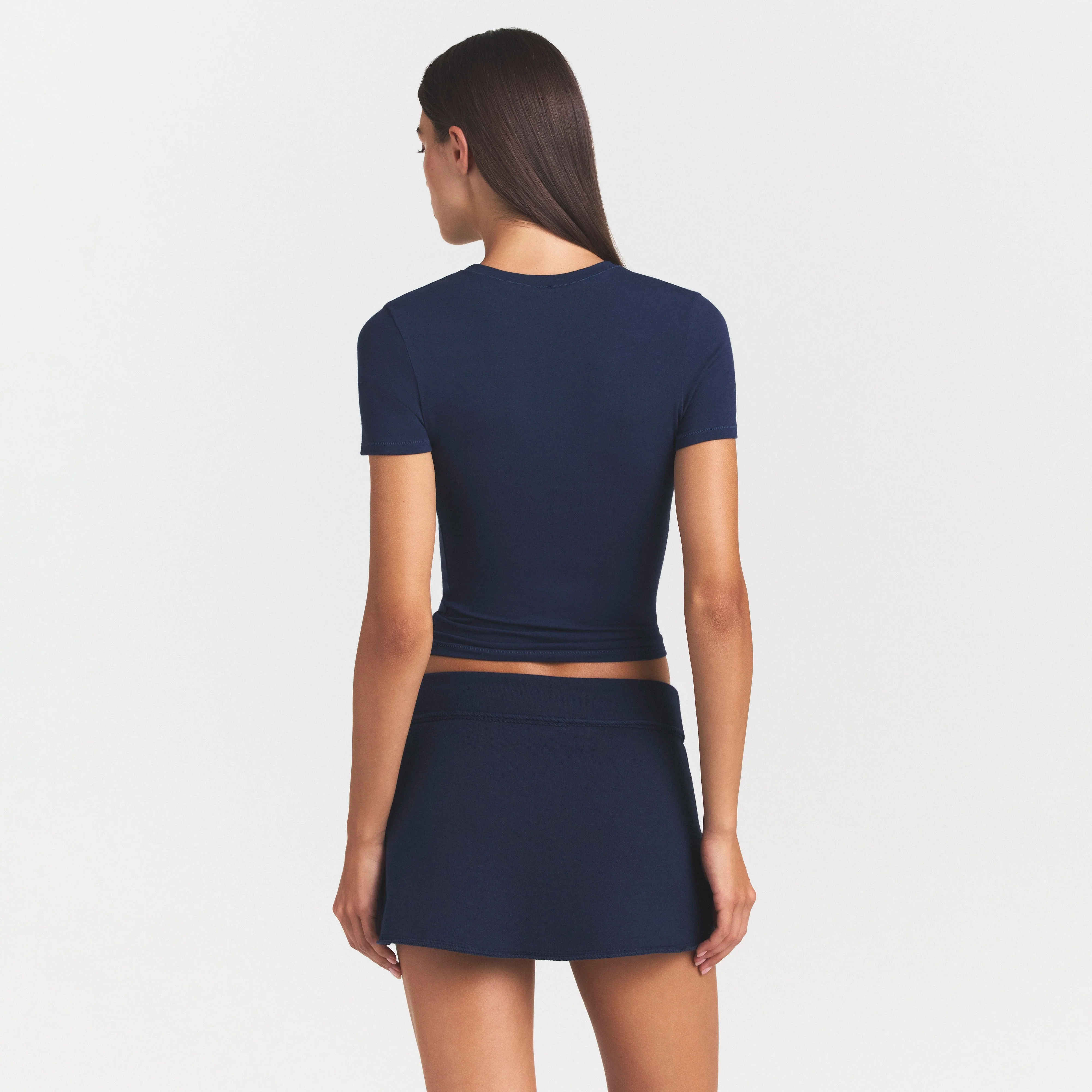 Cotton Jersey T-Shirt - Navy