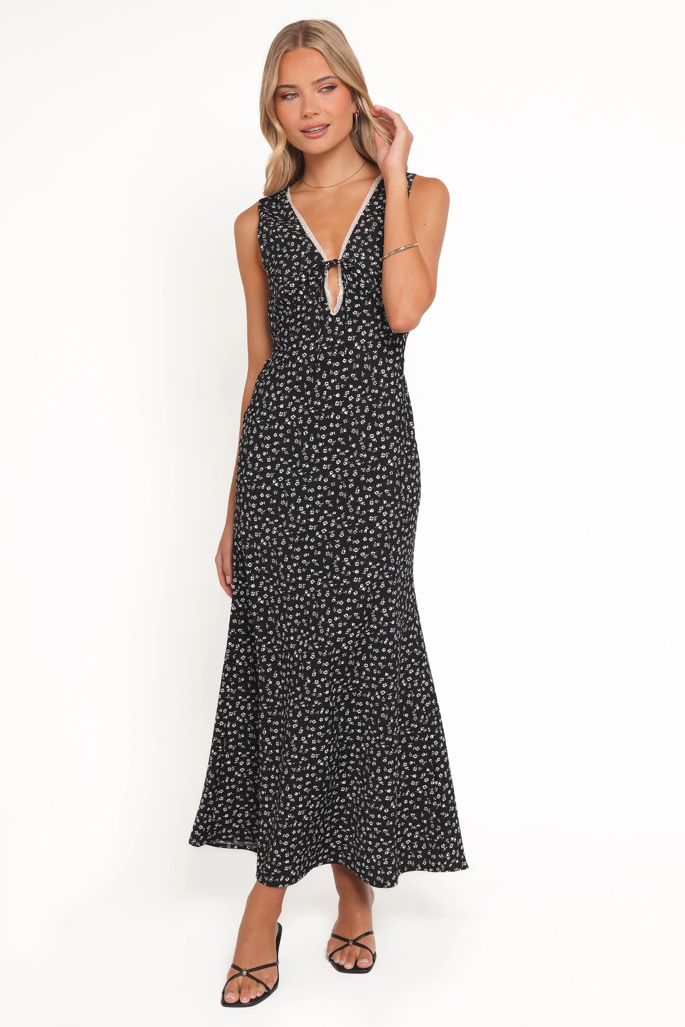 Jackson Maxi Dress - Black Floral