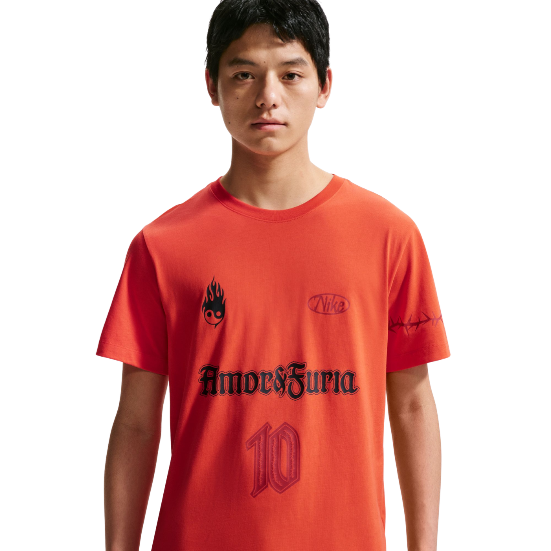 NIKE Sportswear Men S/S Round Neck Red IR6861-633