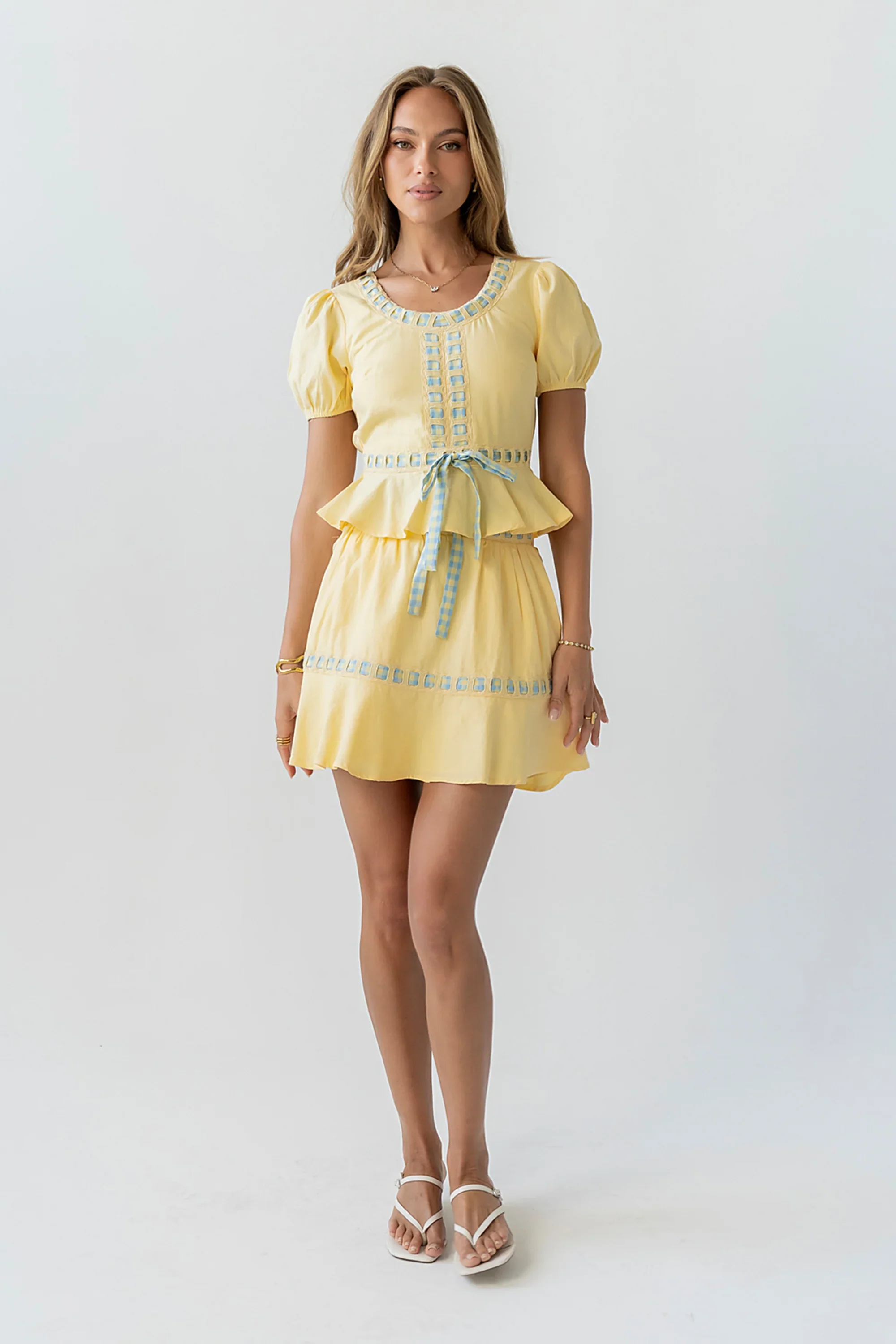 Wesley Baby Doll Top in Yellow