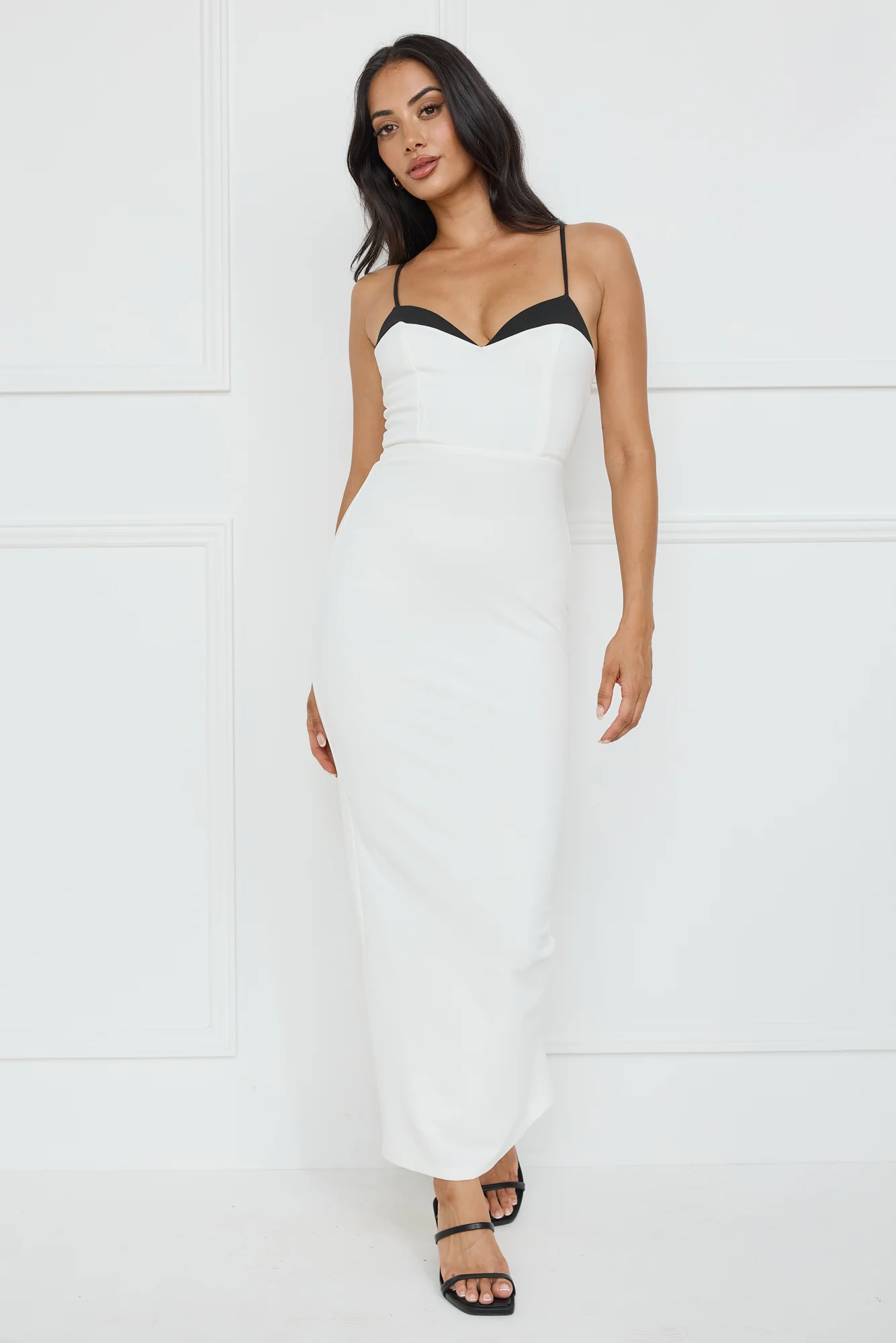 Chic Sophistication Maxi Dress White - luluinthesky