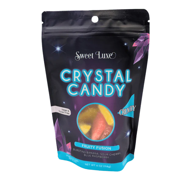 Sweet Luxe™ Extra Crunchy Crystal Candy - Fruity Fusion Flavor Mix