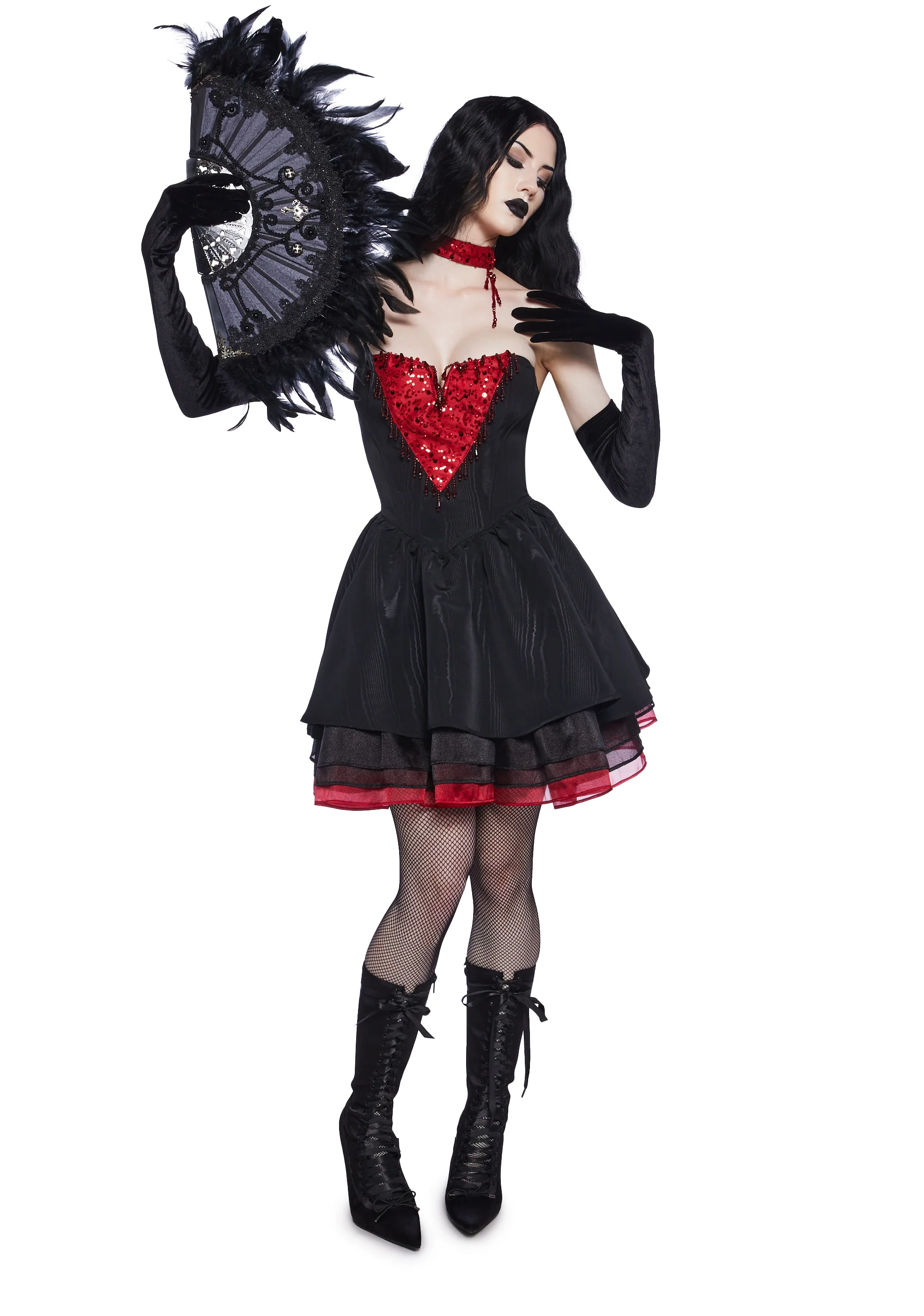 Vampire’s Kiss Mini Dress
