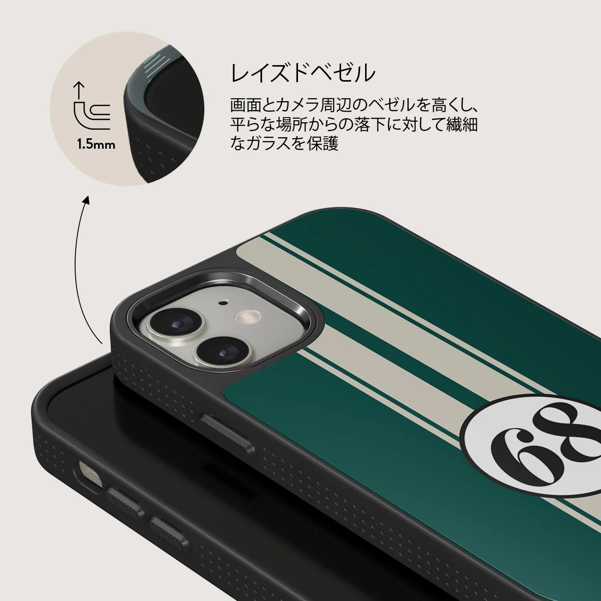 Classic Racing - iPhone 12 ケース
